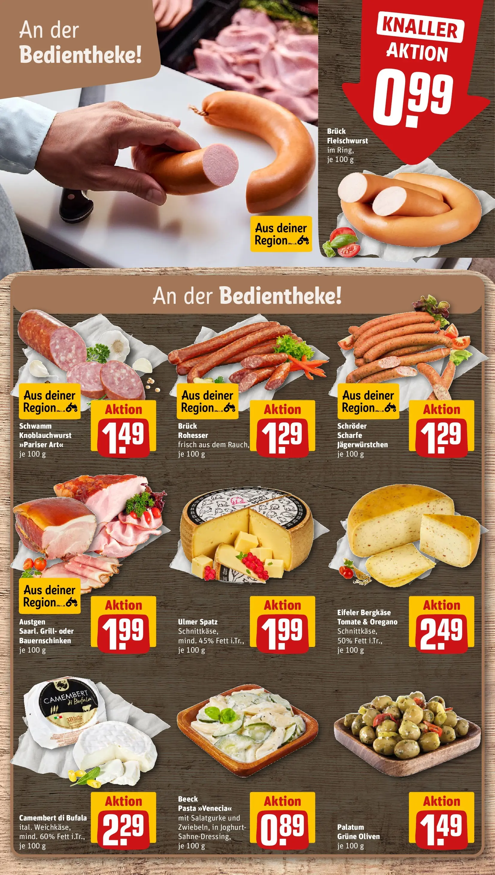 REWE Prospekt ab 27.07.2026 zum Blättern » Angebote | Seite: 13 | Produkte: Grill, Joghurt, Pasta
