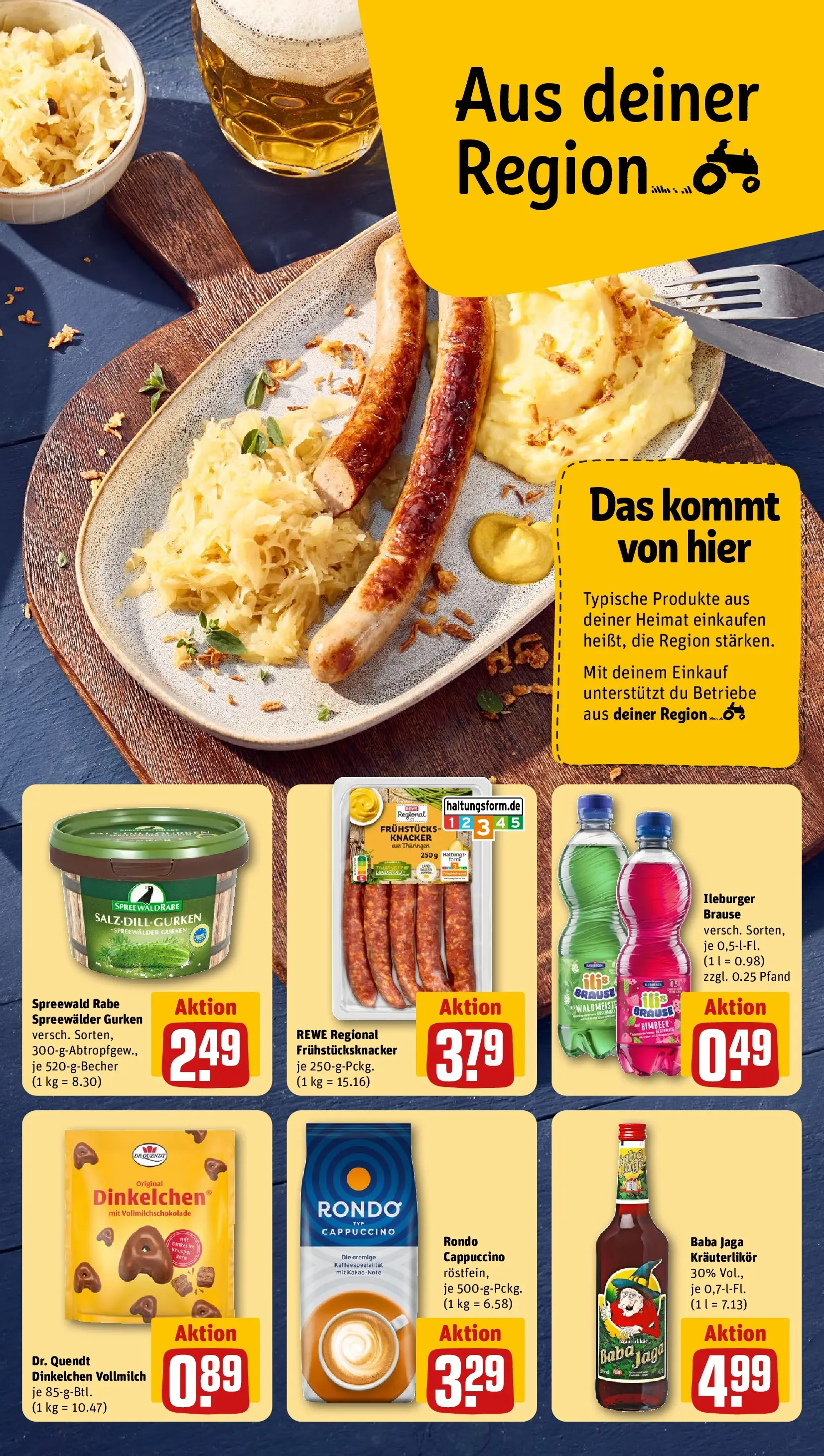 REWE Prospekt ab 27.07.2026 zum Blättern » Angebote | Seite: 5 | Produkte: Gurken