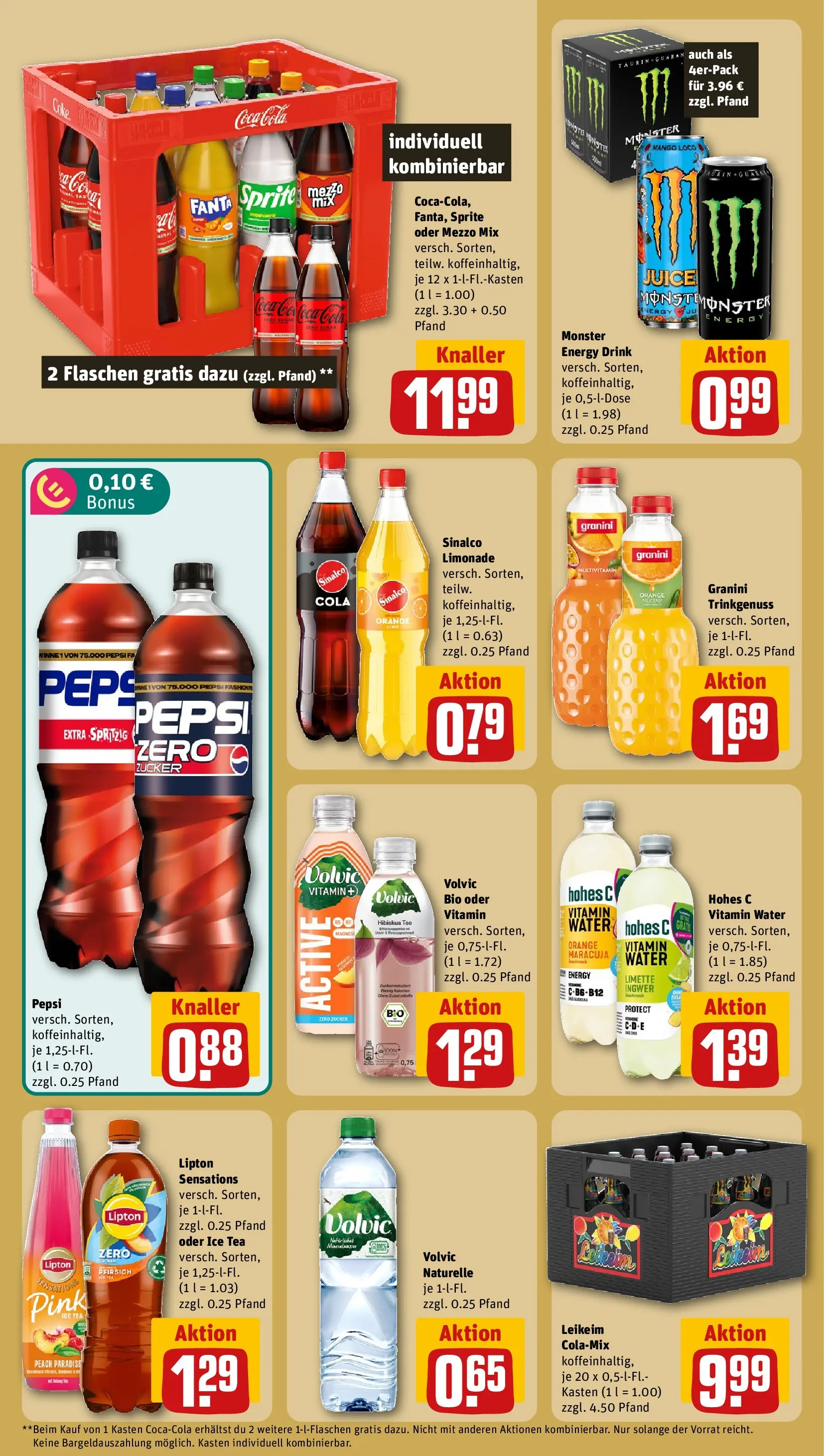 REWE Prospekt ab 27.07.2026 zum Blättern » Angebote | Seite: 18 | Produkte: Mezzo mix, Hohes c, Oder mezzo mix, Tee