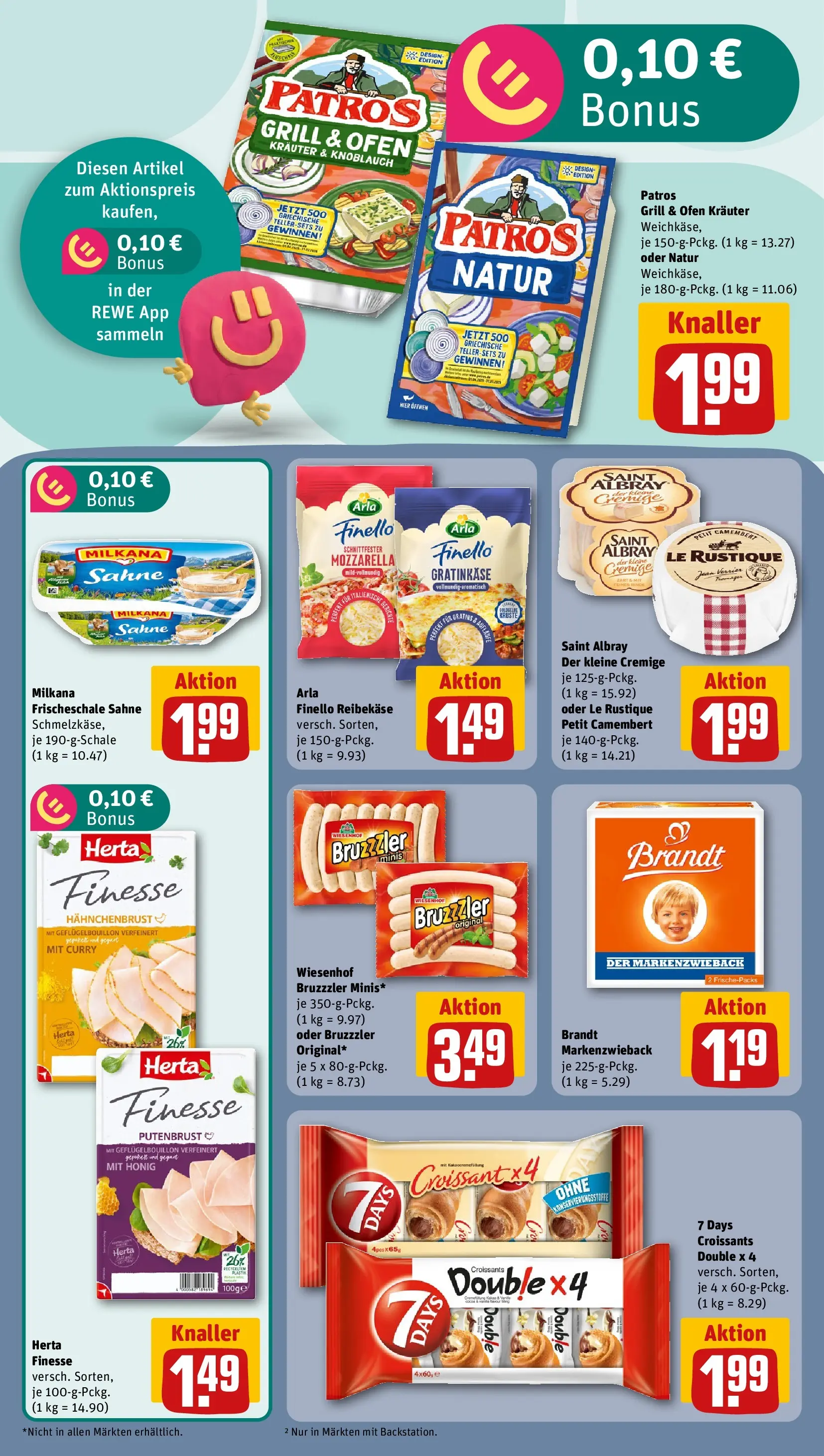 REWE Prospekt ab 27.07.2026 zum Blättern » Angebote | Seite: 6 | Produkte: Ofen, Milkana, Reibekase, Sahne