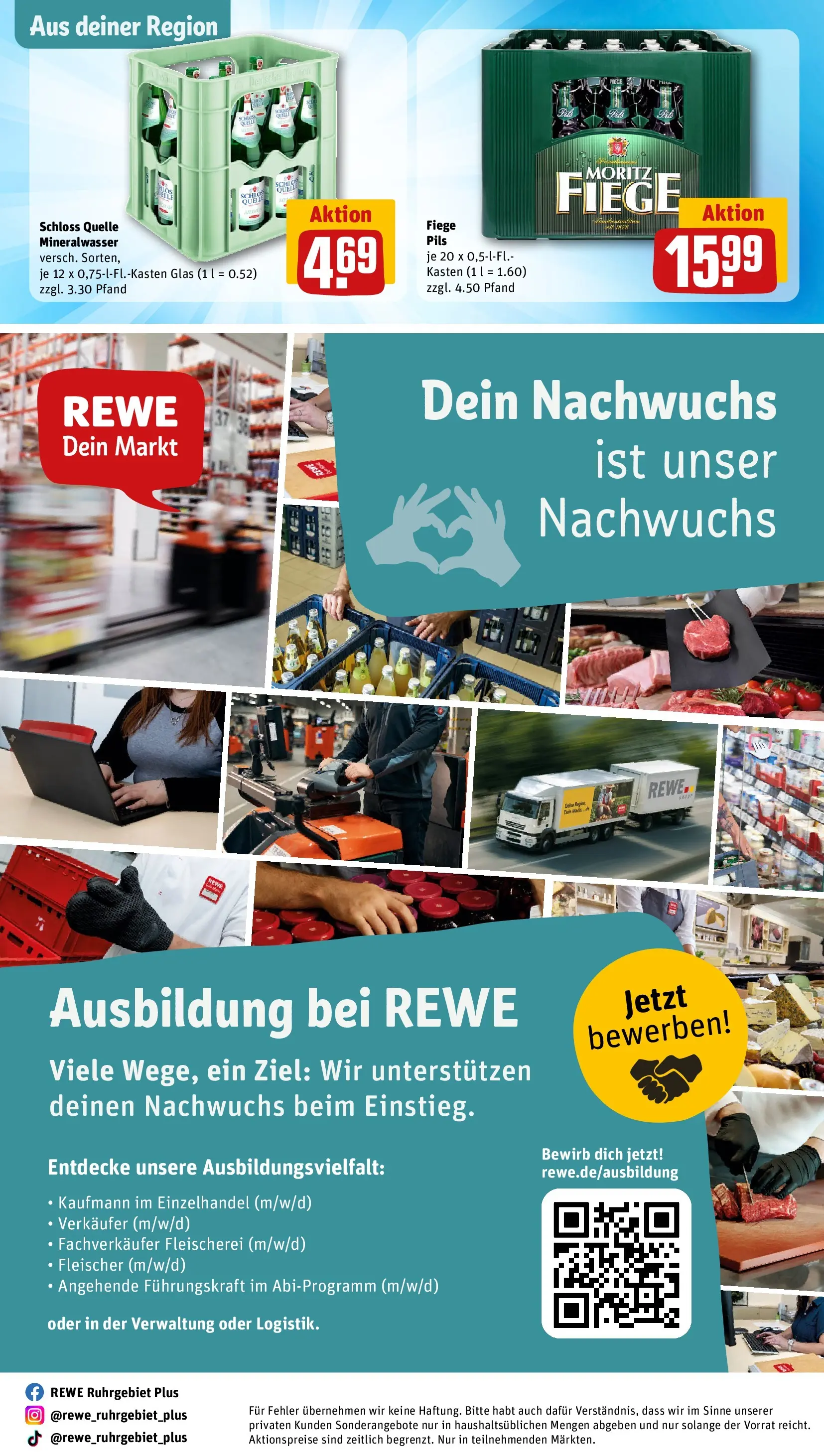 REWE Prospekt ab 27.07.2026 zum Blättern » Angebote | Seite: 26 | Produkte: Pils, Mineralwasser