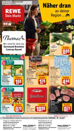 Rewe Prospekt Dortmund / Brechten ab 27.07.2026 gültig