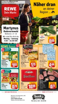 Rewe Prospekt Radevormwald ab 27.07.2026 gültig Rewe Prospekt Radevormwald ab 27.07.2026 gültig