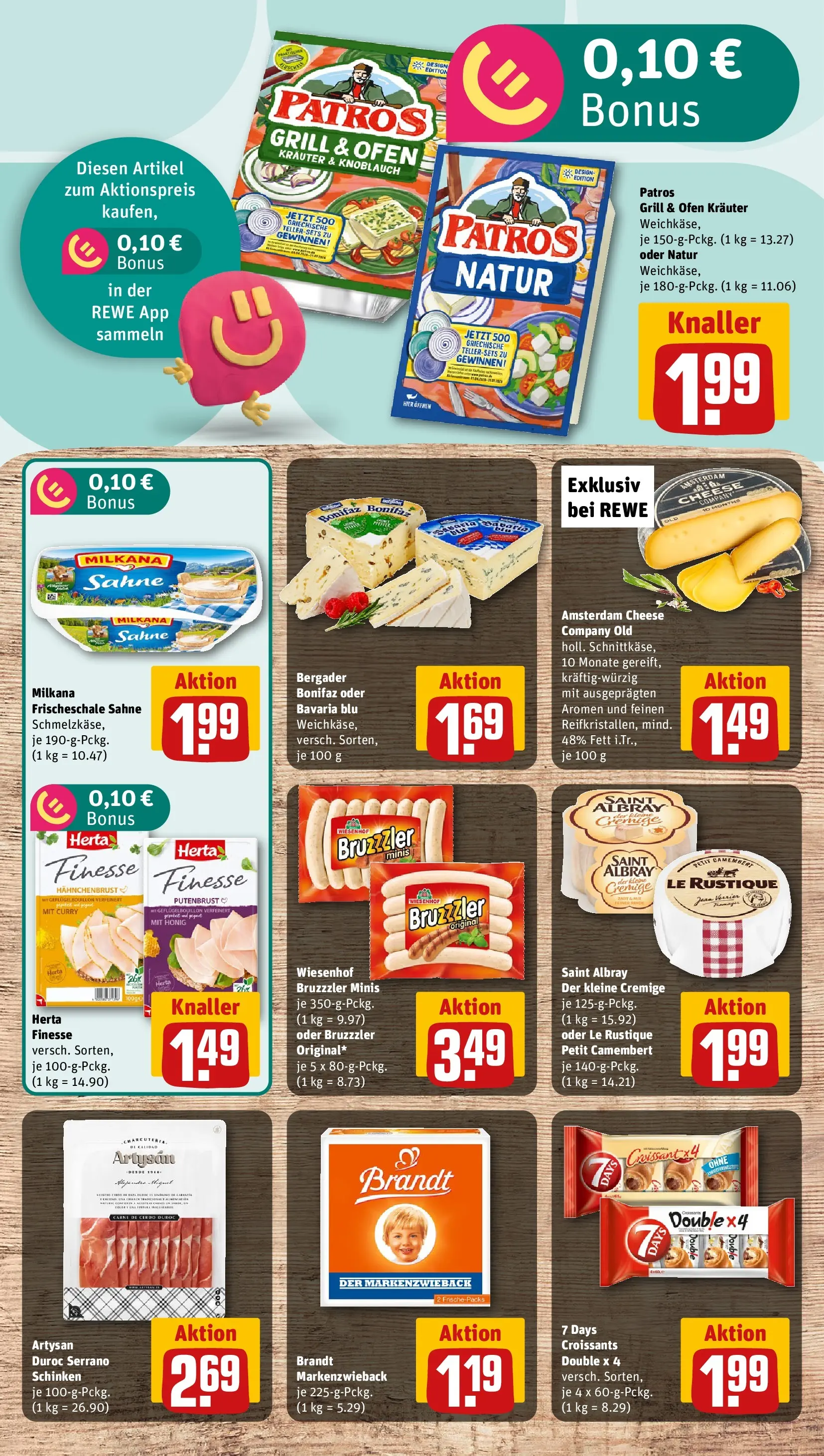 REWE Prospekt ab 27.07.2026 zum Blättern » Angebote | Seite: 7 | Produkte: Ofen, Grill, Patros, Hahnchenbrust