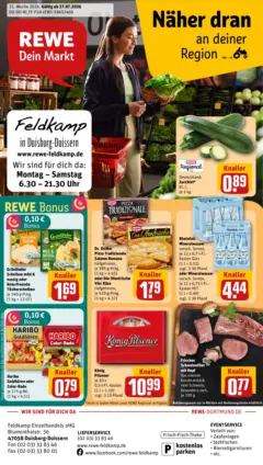 Rewe Prospekt Duisburg / Duissern ab 27.07.2026 gültig Rewe Prospekt Duisburg / Duissern ab 27.07.2026 gültig