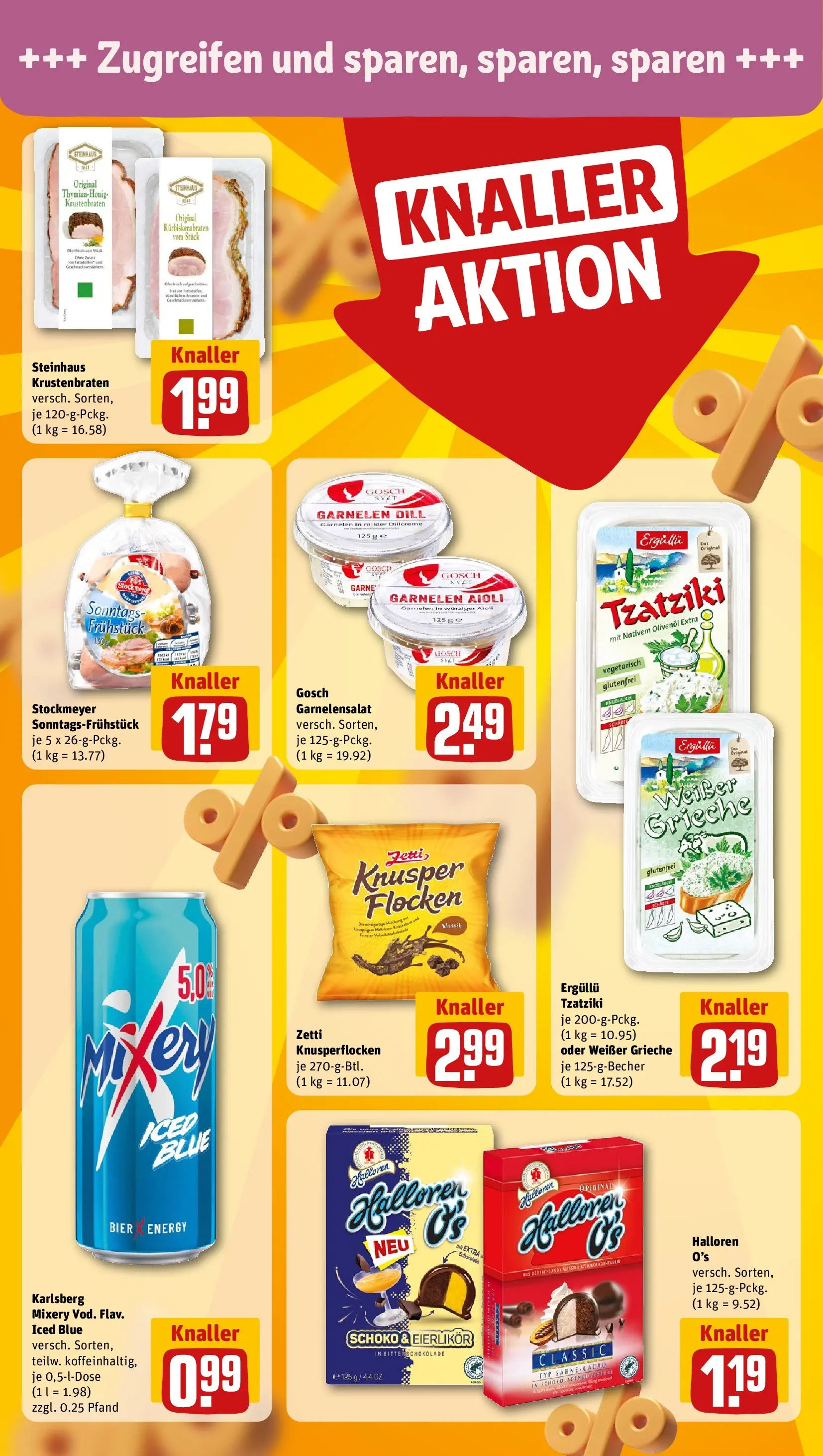 REWE Prospekt ab 27.07.2026 zum Blättern » Angebote | Seite: 10 | Produkte: Bier, Knoblauch, Dill, Flocken