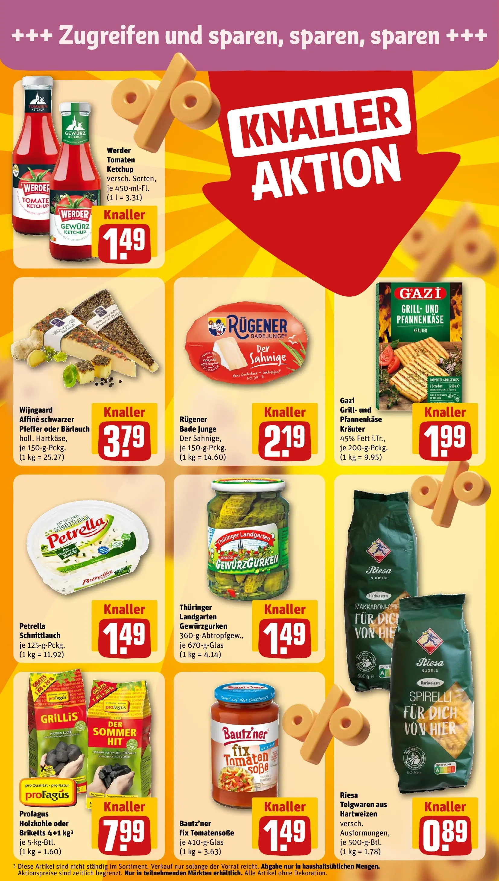 REWE Prospekt ab 27.07.2026 zum Blättern » Angebote | Seite: 12 | Produkte: Grill, Soße, Nudeln, Ketchup