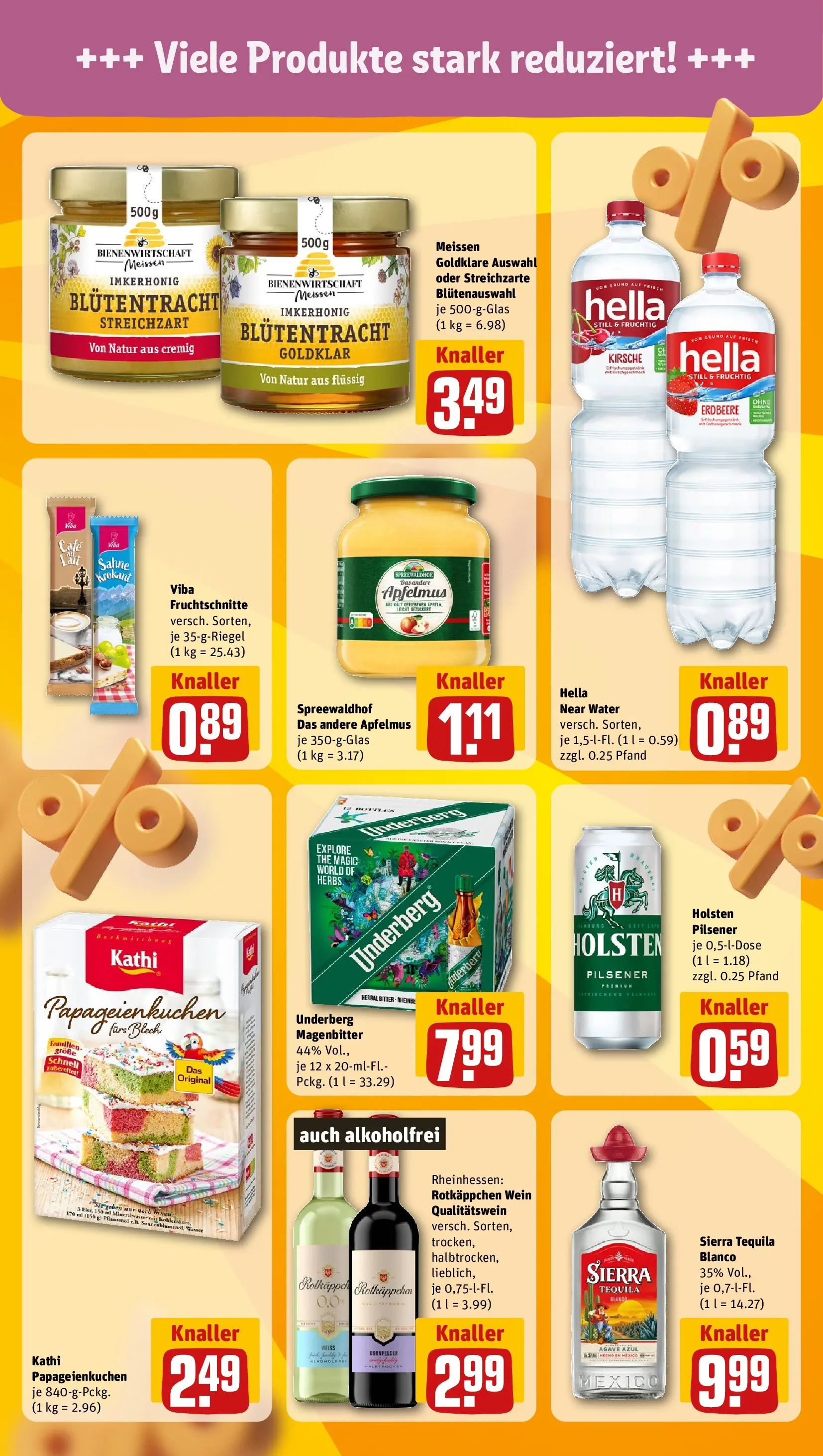 REWE Prospekt ab 27.07.2026 zum Blättern » Angebote | Seite: 13 | Produkte: Holsten, Hella, Wein, Underberg