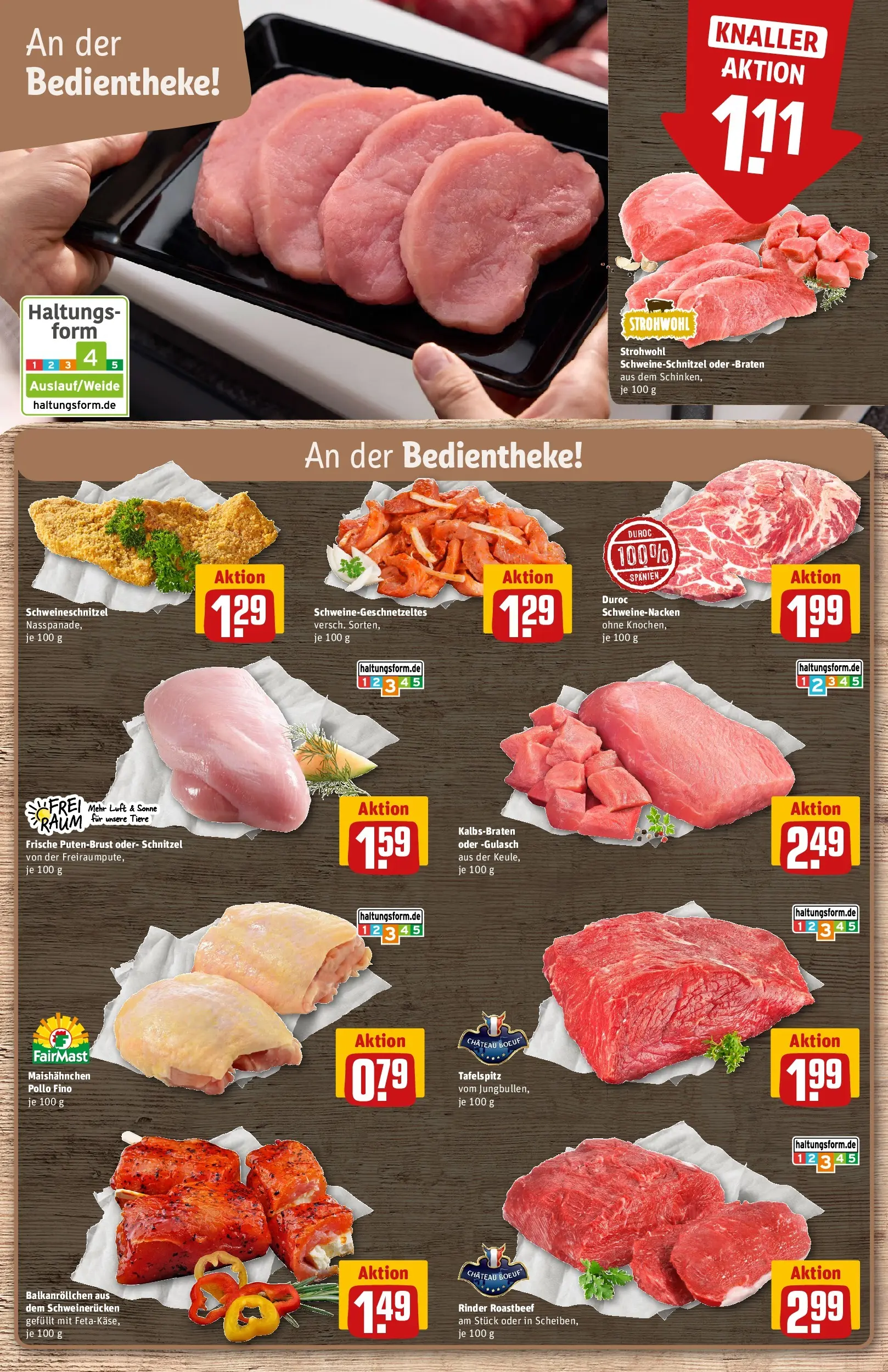 REWE Prospekt ab 27.07.2026 zum Blättern » Angebote | Seite: 8 | Produkte: Tafelspitz, Schweinenacken, Roastbeef, Gulasch