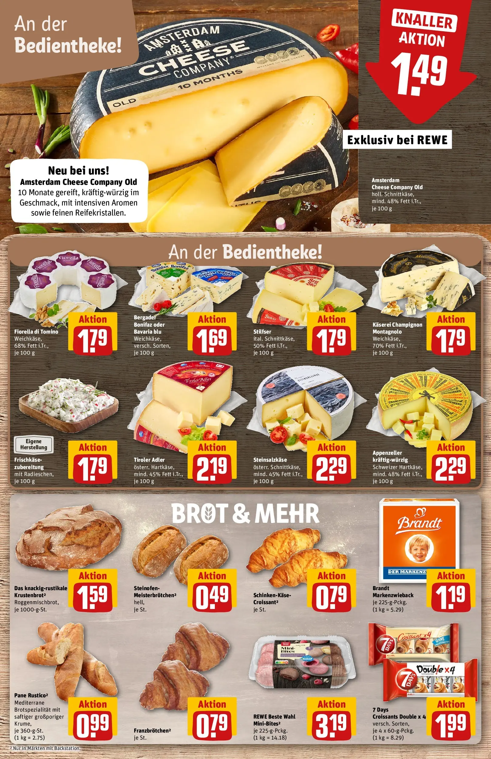 REWE Prospekt ab 27.07.2026 zum Blättern » Angebote | Seite: 11 | Produkte: Pane, Brot, Frischkase