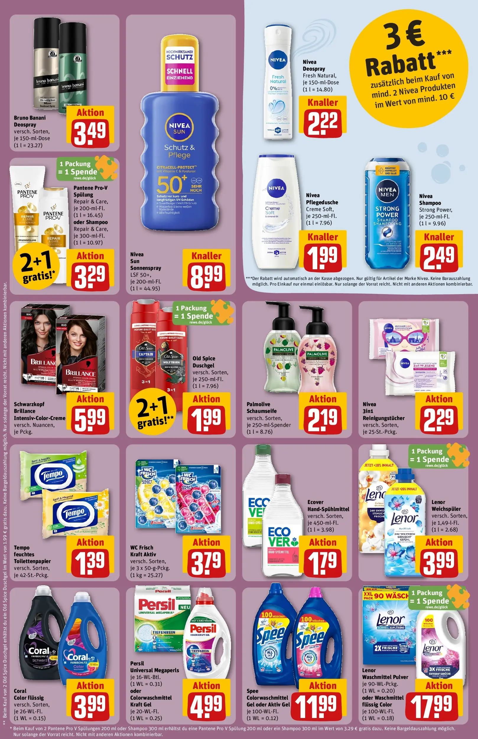 REWE Prospekt ab 27.07.2026 zum Blättern » Angebote | Seite: 27 | Produkte: Coral, Duschgel, Deodorant, Persil