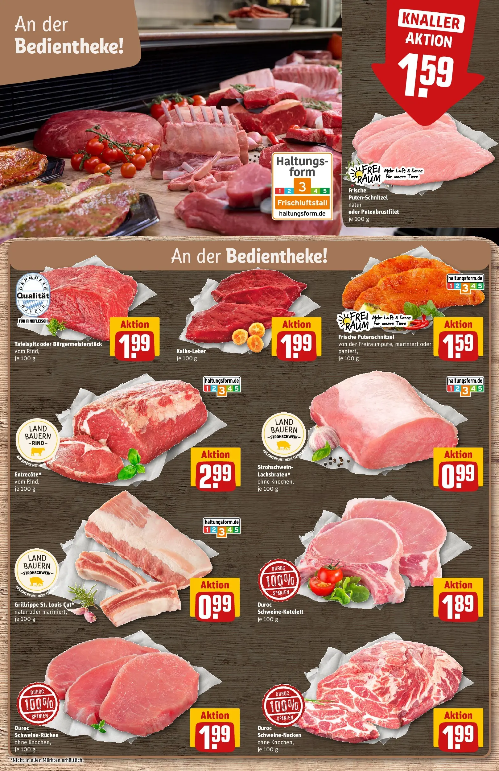 REWE Prospekt ab 27.07.2026 zum Blättern » Angebote | Seite: 8 | Produkte: Tafelspitz, Kalbsleber, Putenschnitzel, Rindfleisch