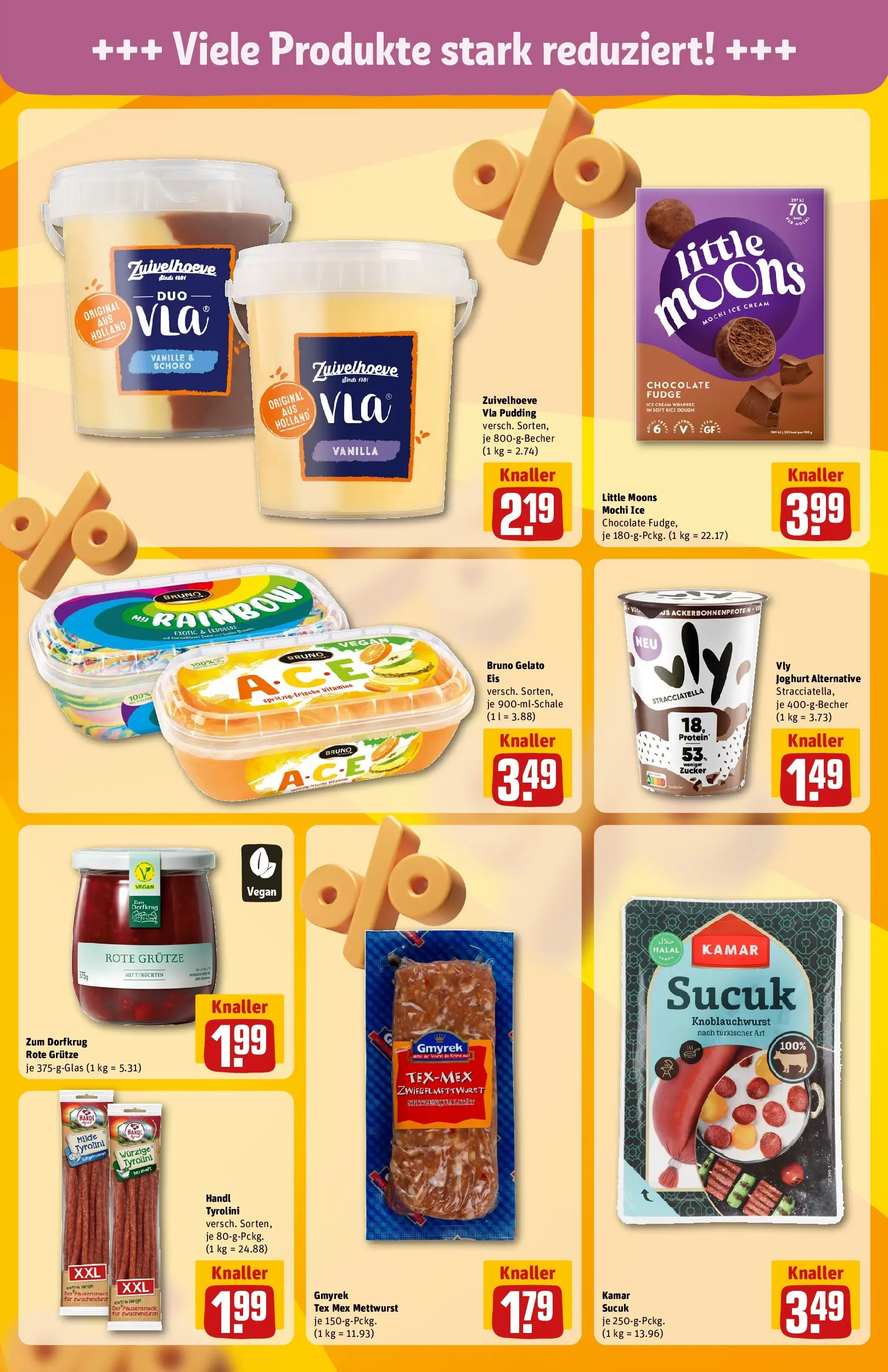 REWE Prospekt ab 27.07.2026 zum Blättern » Angebote | Seite: 17 | Produkte: Joghurt, Pudding, Zucker, Mochi