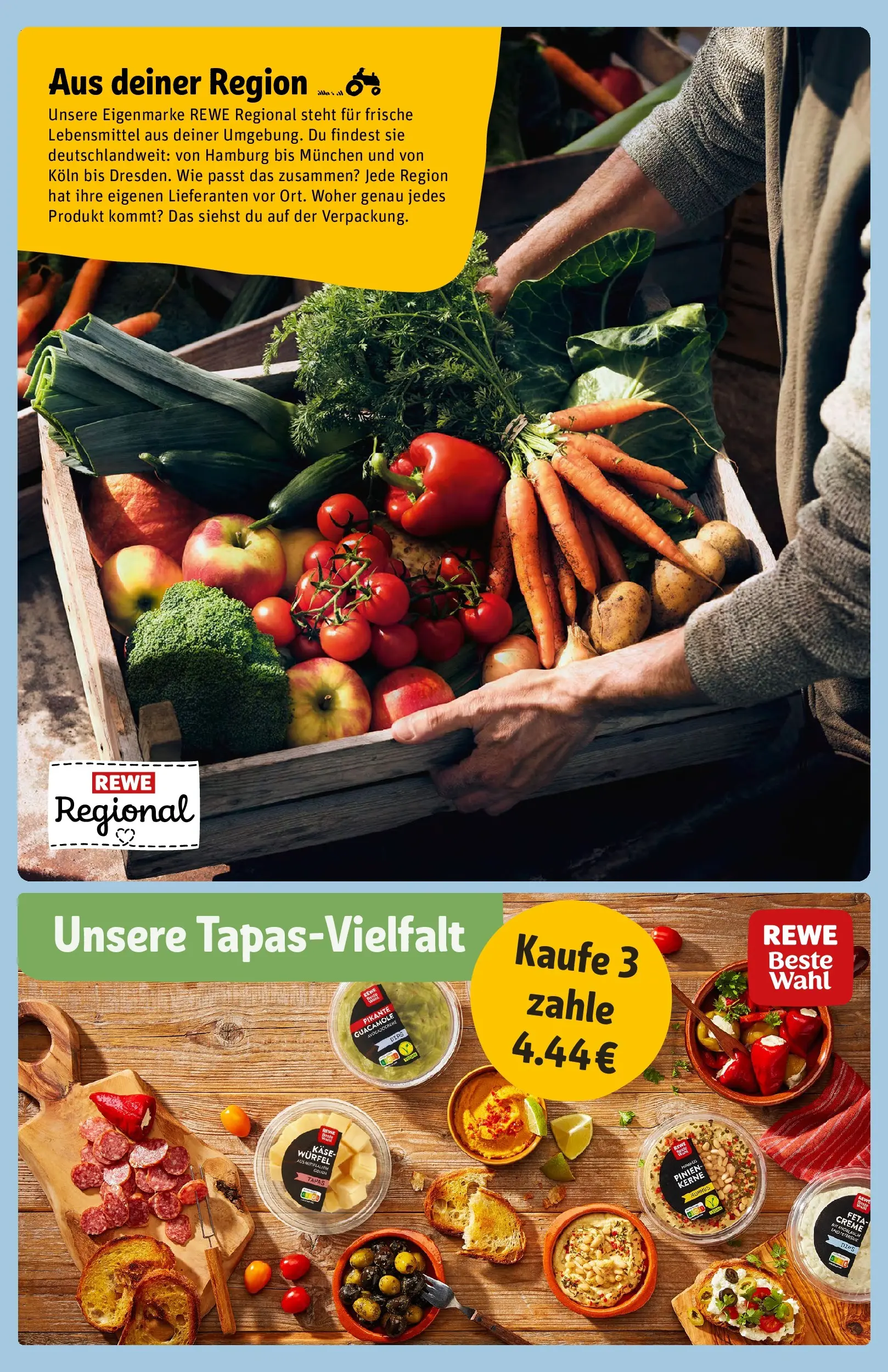 REWE Prospekt ab 27.07.2026 zum Blättern » Angebote | Seite: 12 | Produkte: Feta, Käse, Creme