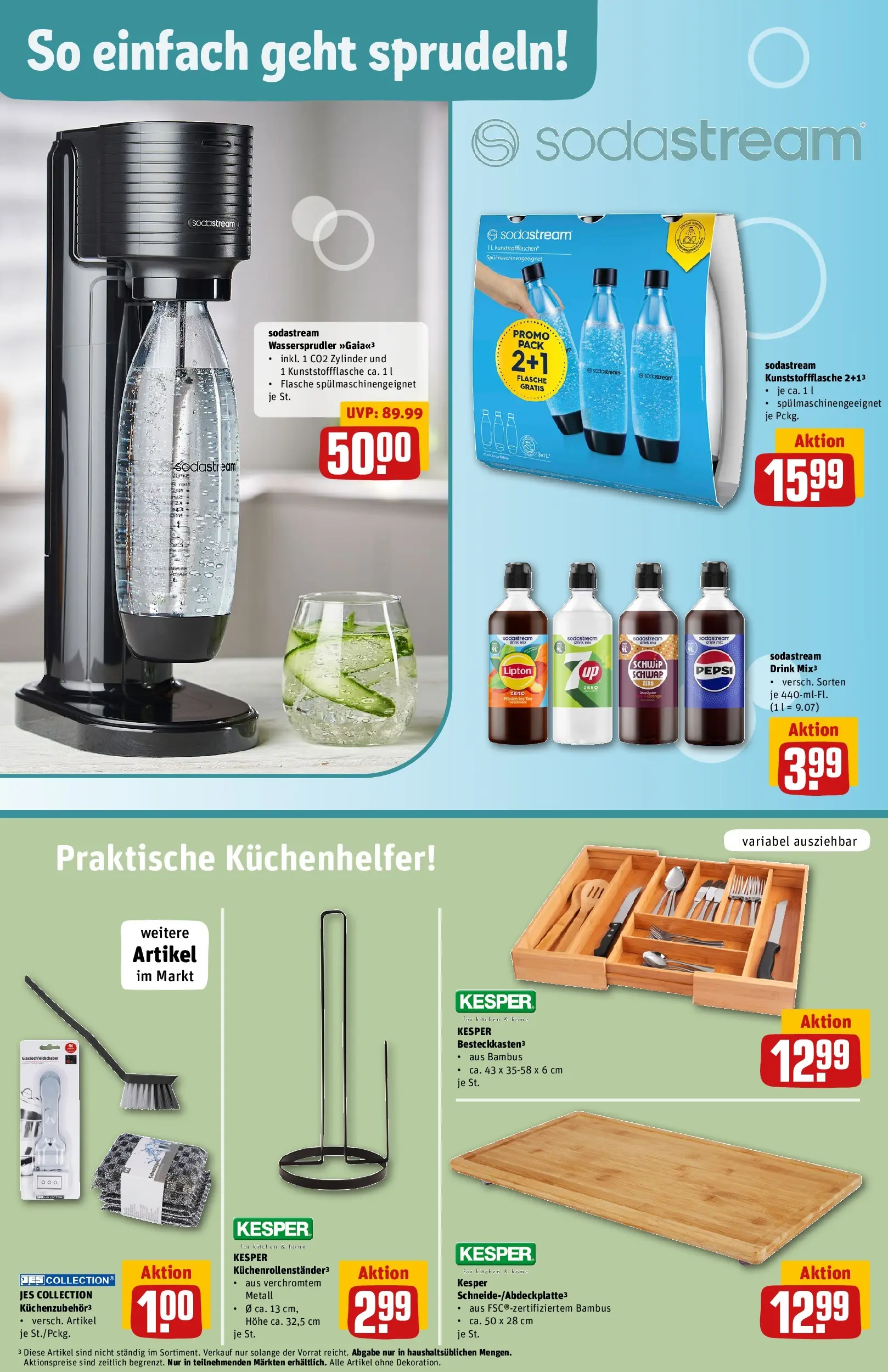 REWE Prospekt ab 27.07.2026 zum Blättern » Angebote | Seite: 35 | Produkte: Pepsi, Kuchen, Sodastream