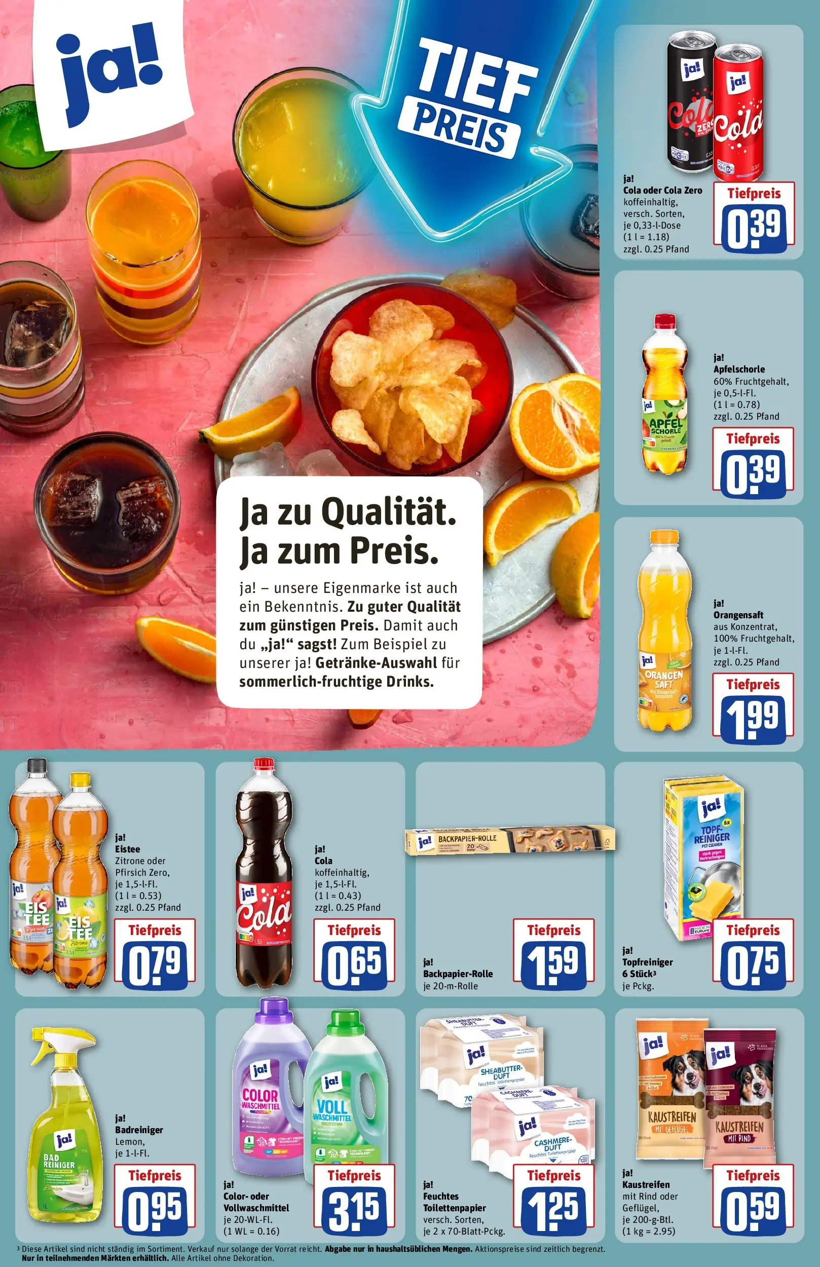 REWE Prospekt ab 27.07.2026 zum Blättern » Angebote | Seite: 14 | Produkte: Duft, Zitrone, Saft, Feuchtes Toilettenpapier