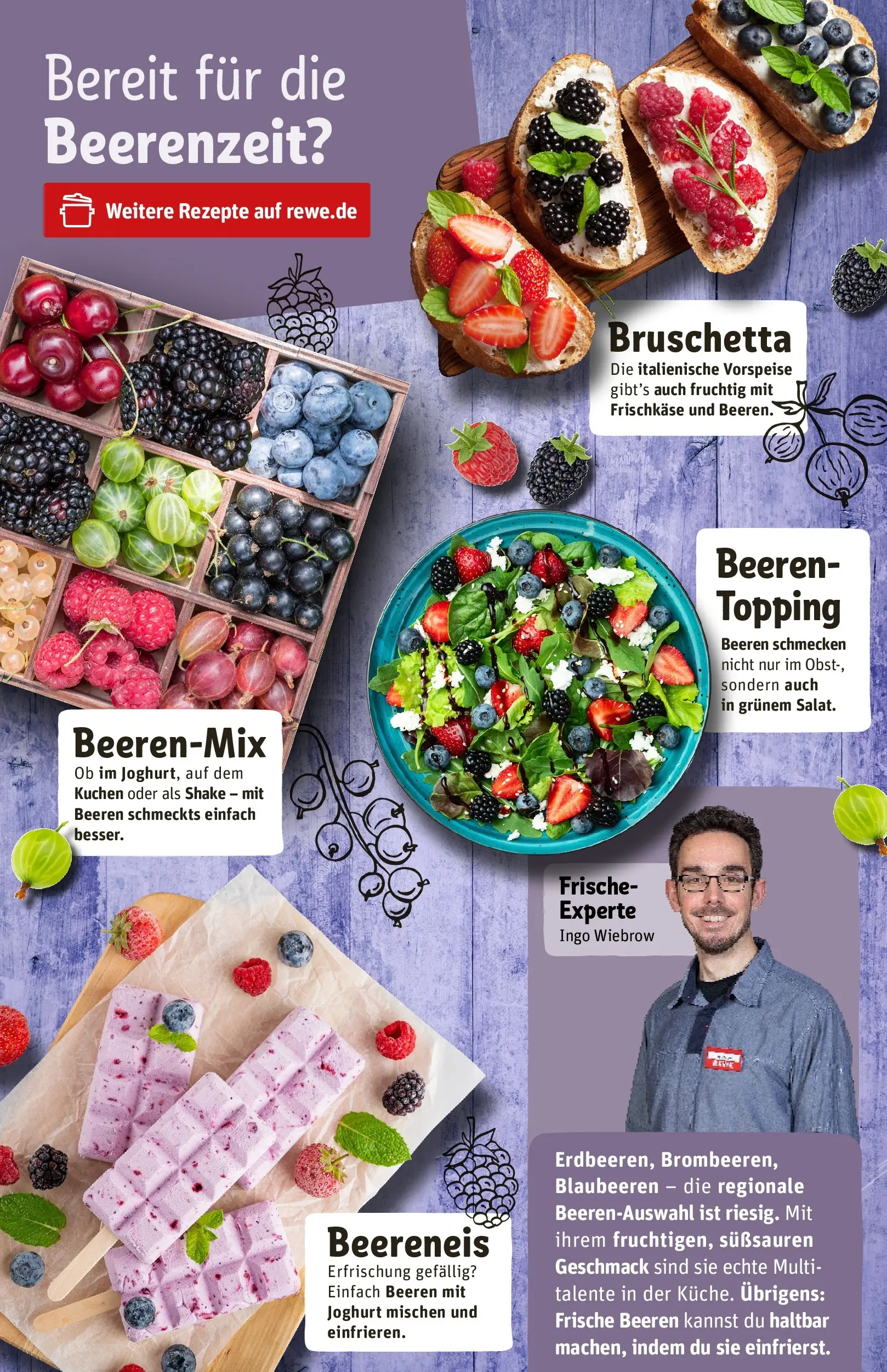 REWE Prospekt ab 27.07.2026 zum Blättern » Angebote | Seite: 15 | Produkte: Joghurt, Obst, Blaubeeren, Frischkase