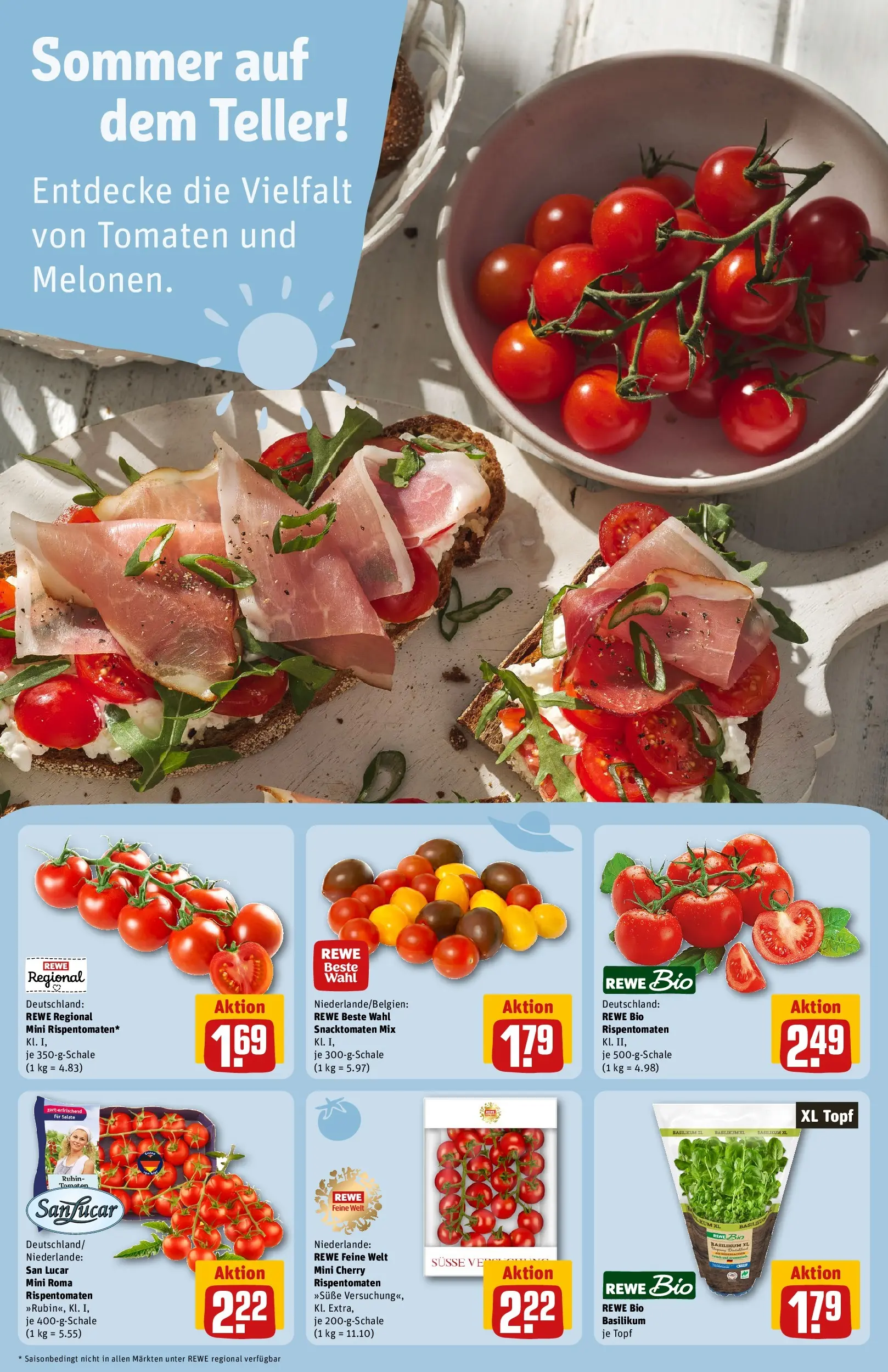 REWE Prospekt ab 27.07.2026 zum Blättern » Angebote | Seite: 12 | Produkte: Tomaten
