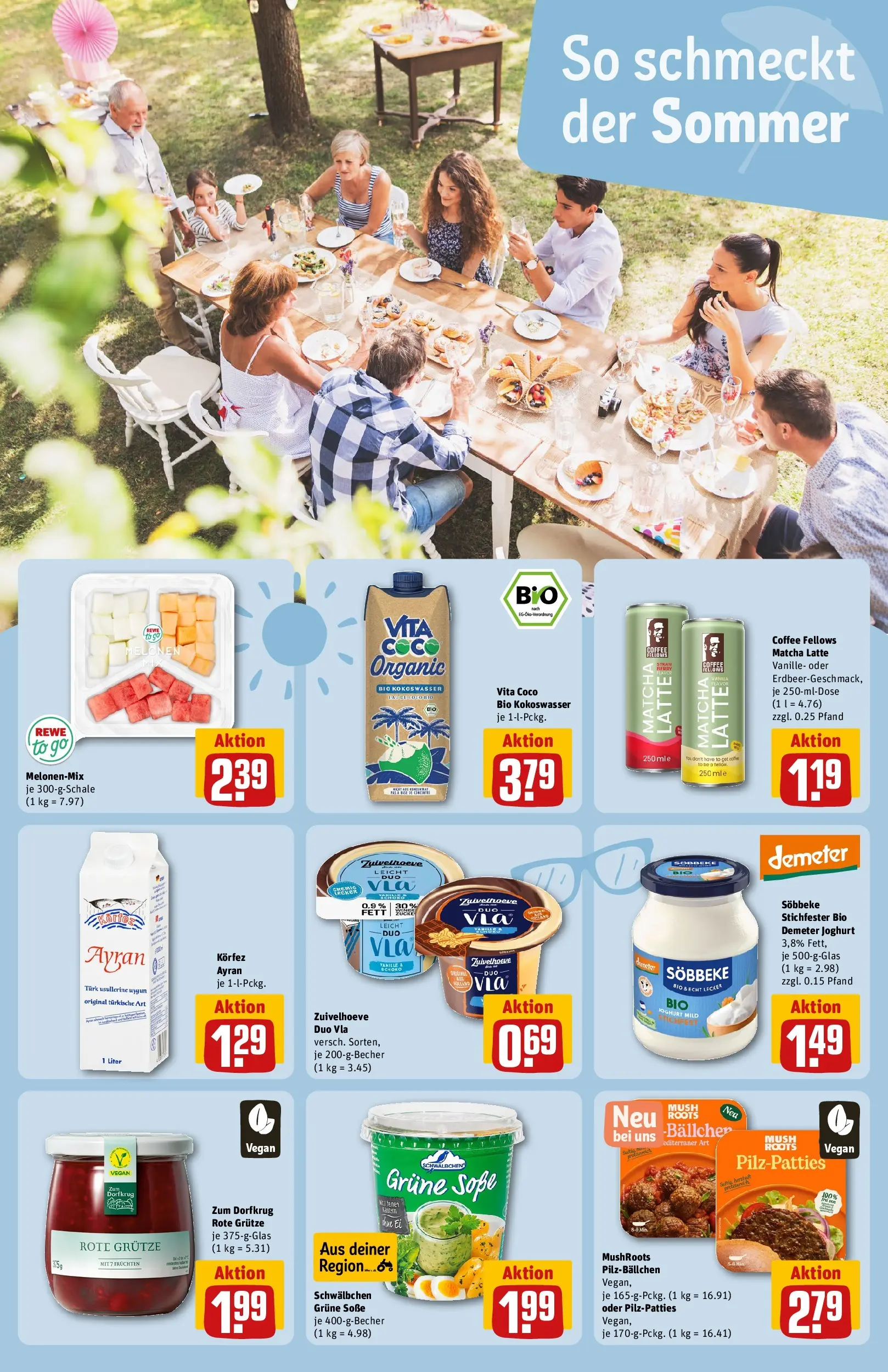 REWE Prospekt ab 27.07.2026 zum Blättern » Angebote | Seite: 16 | Produkte: Joghurt, Soße