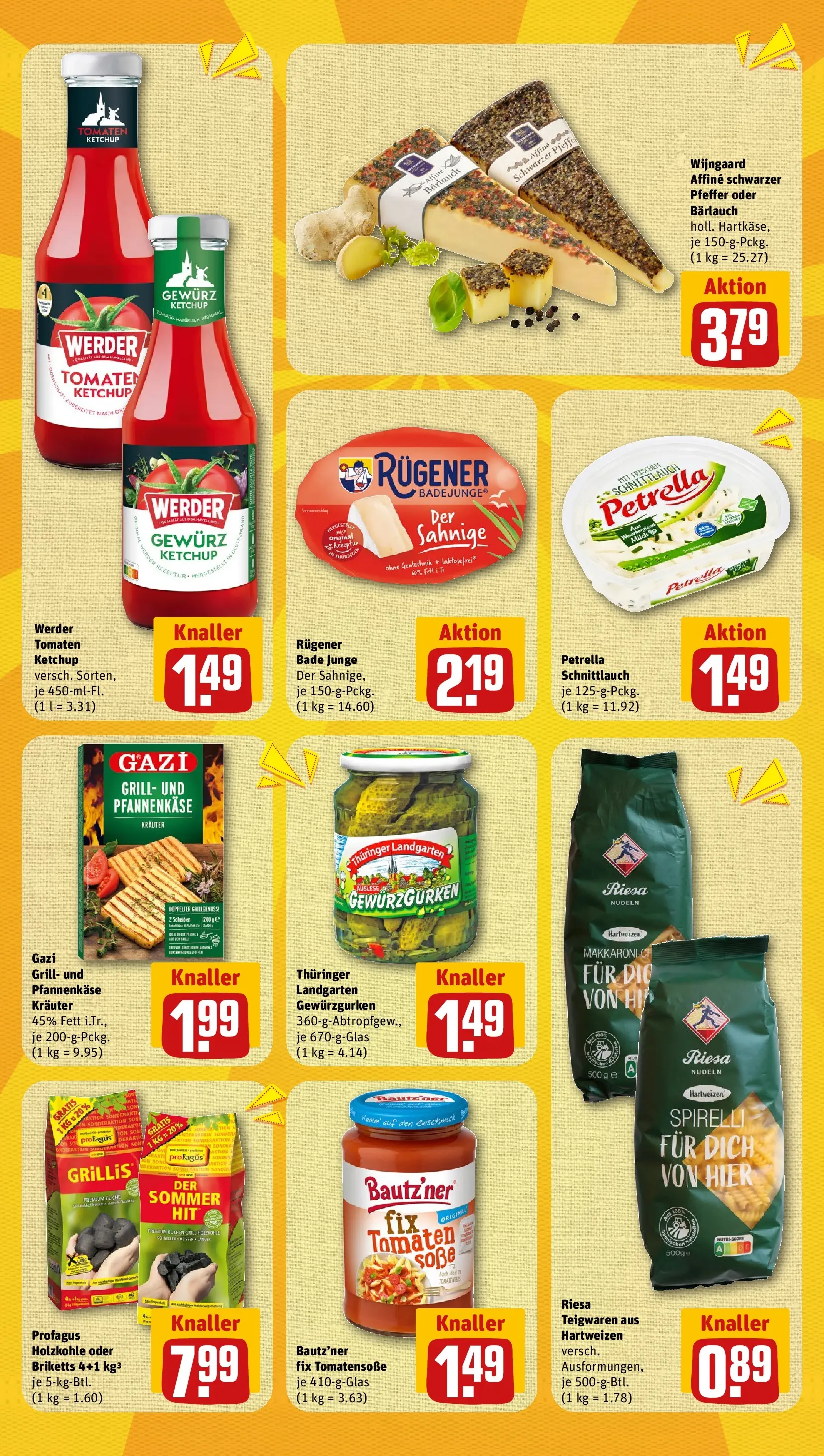REWE Prospekt ab 27.07.2026 zum Blättern » Angebote | Seite: 10 | Produkte: Milch, Tomaten, Soße, Nudeln