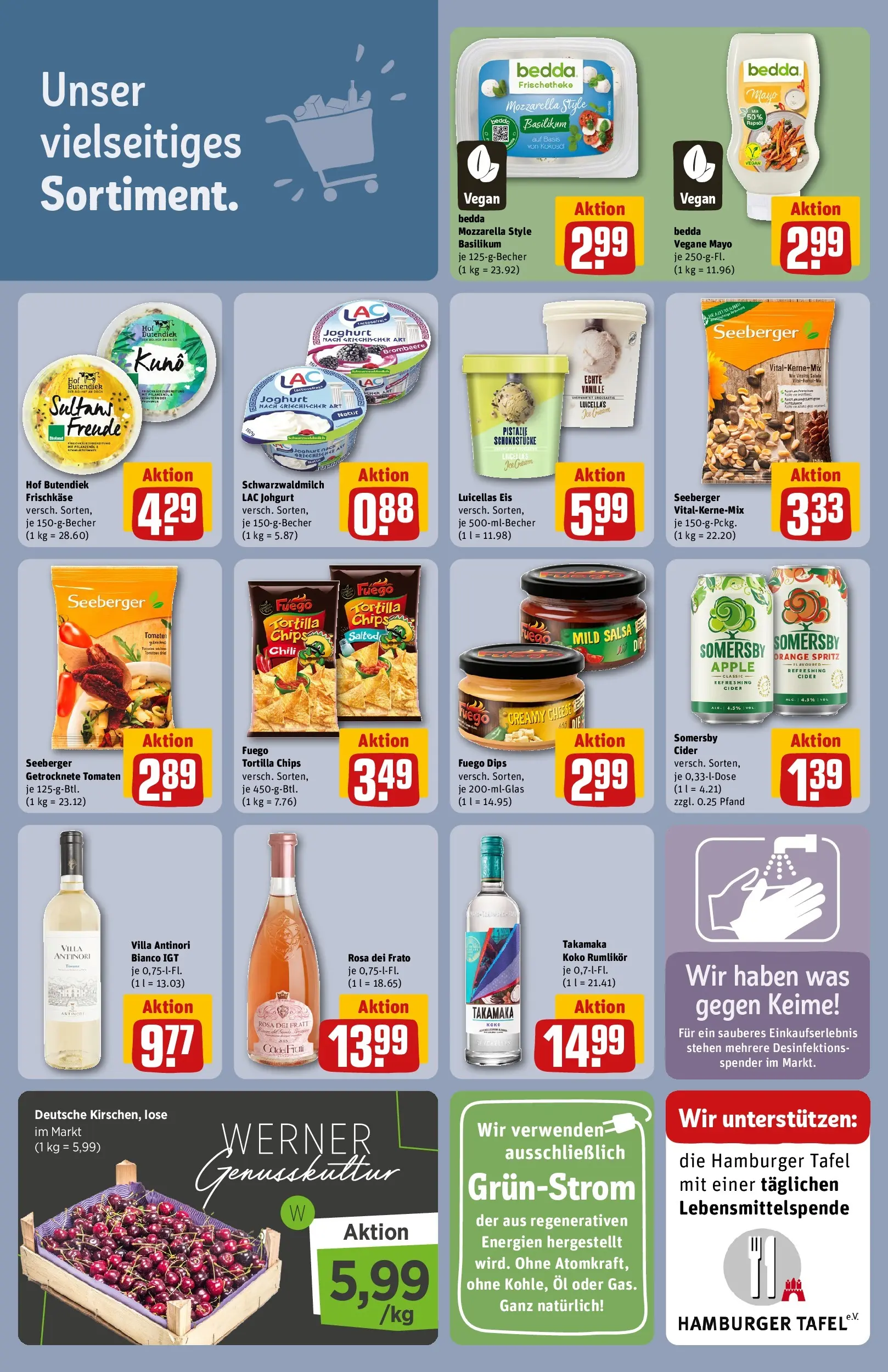 REWE Prospekt ab 27.07.2026 zum Blättern » Angebote | Seite: 32 | Produkte: Öl, Mozzarella, Eis, Frischkase