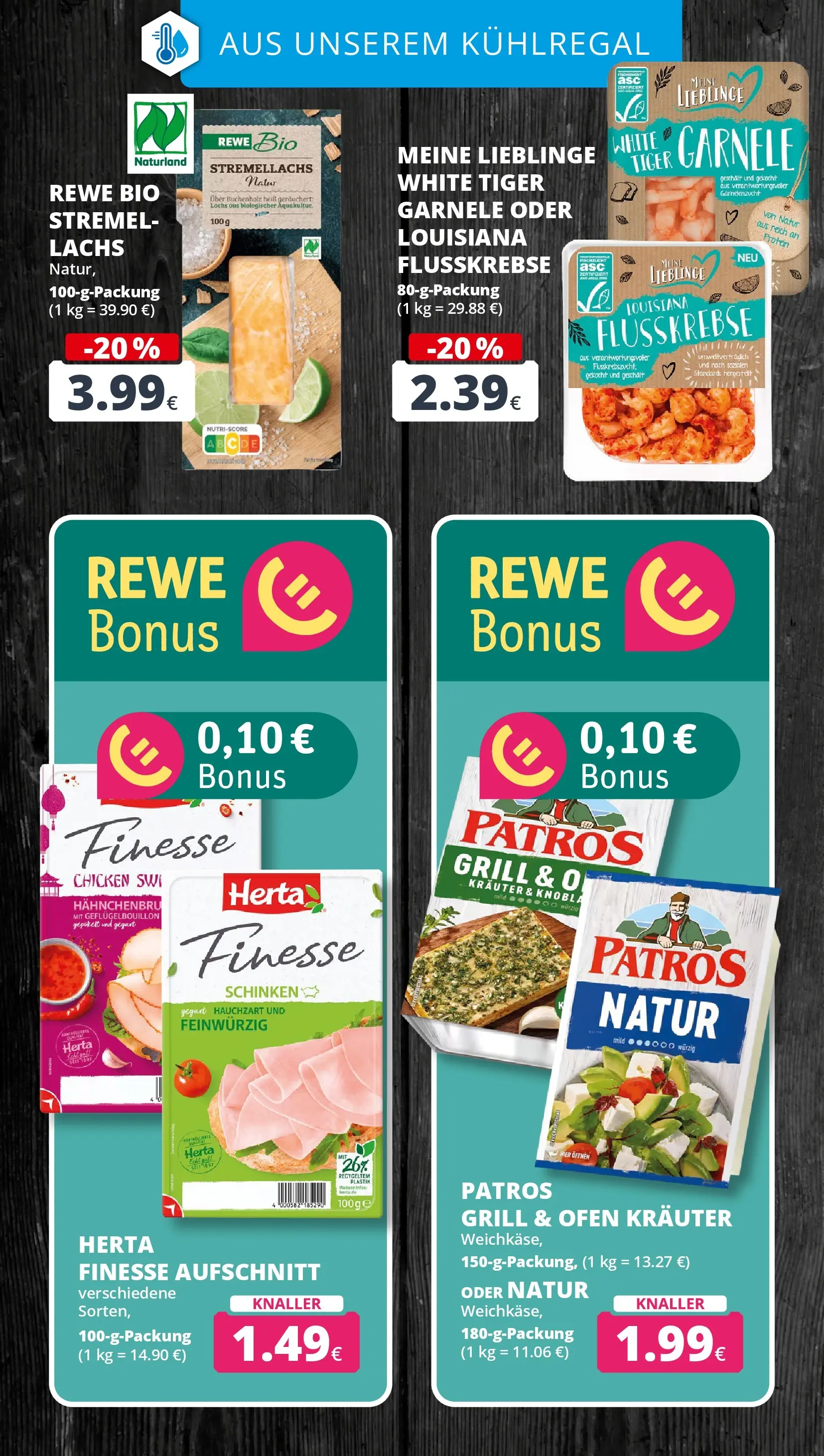 REWE Prospekt ab 27.07.2026 zum Blättern » Angebote | Seite: 14 | Produkte: Ofen, Grill, Patros, Lachs