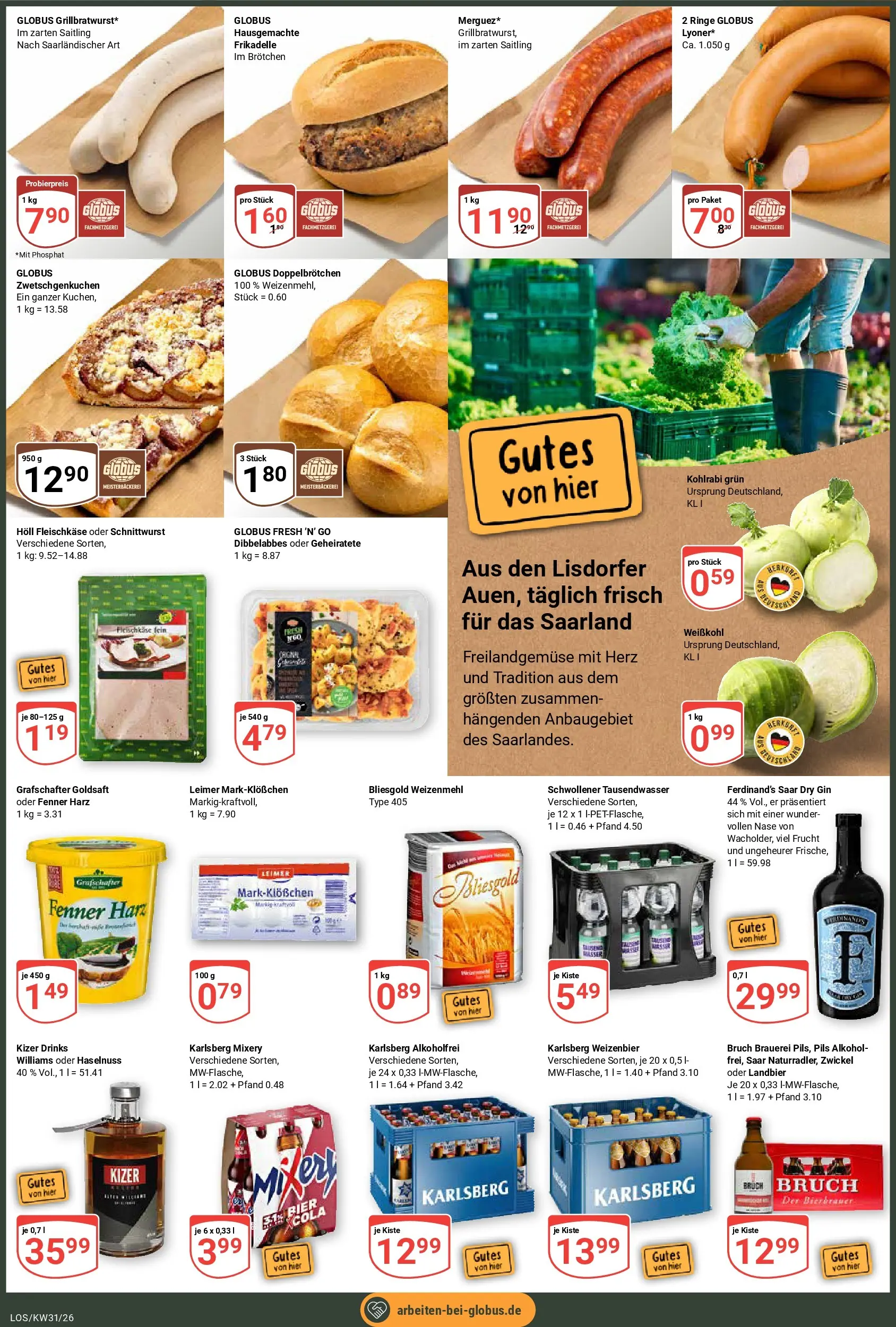 Globus Prospekt Losheim Am See (ab 27.07.2026) » Angebote online | Seite: 2 | Produkte: Mixer, Kohlrabi, Weizenmehl, Mixery