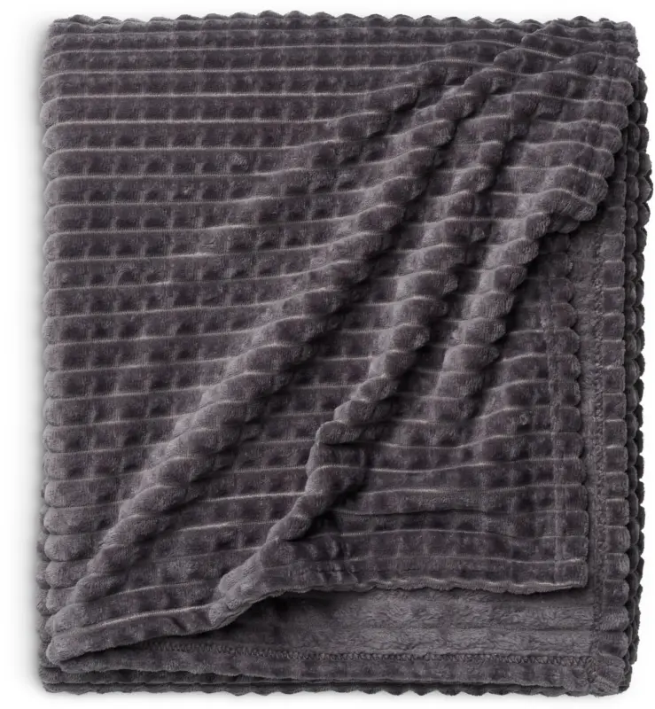 JYSK Одеяло HAGTORN 140x200 полар сиво