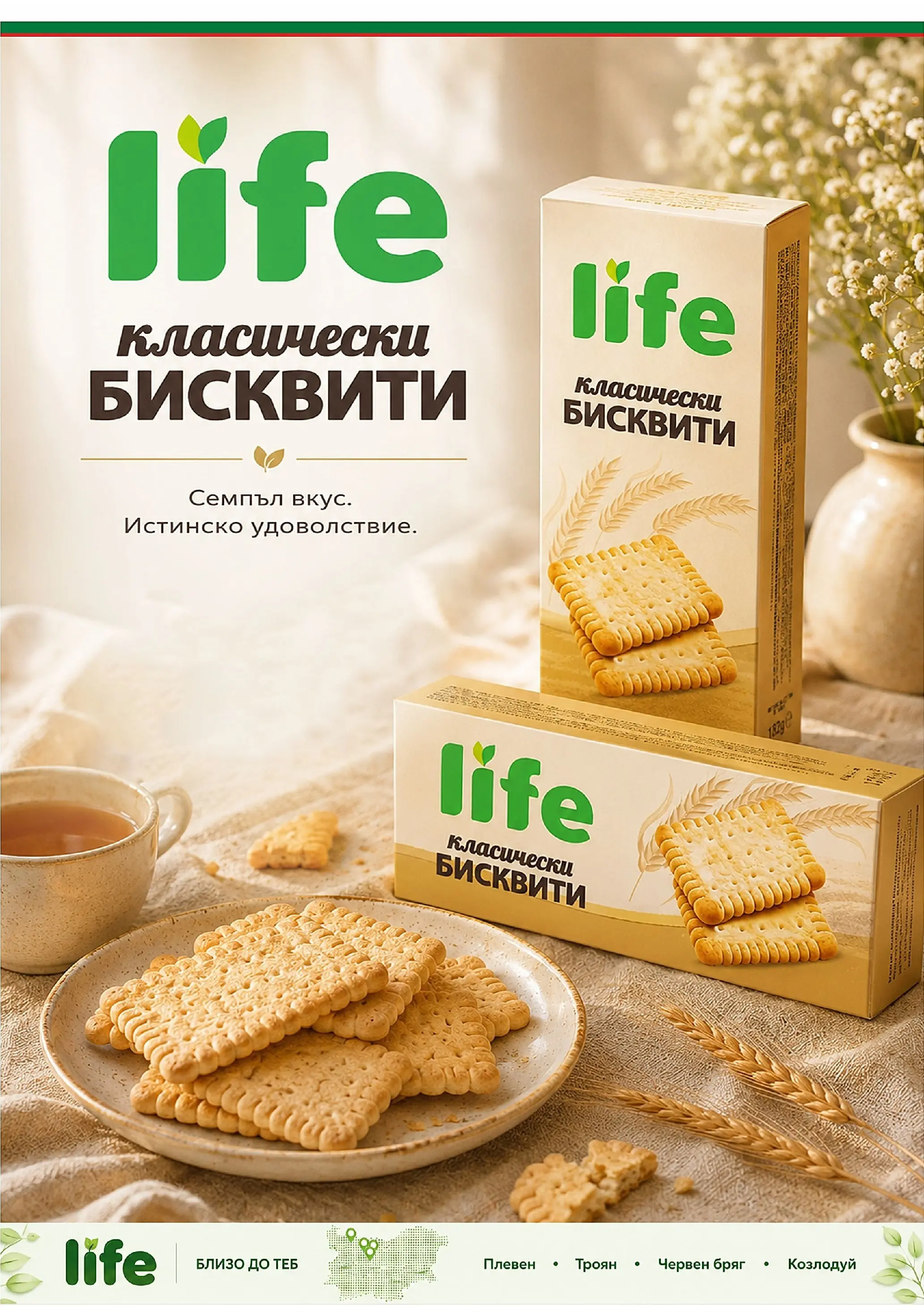 Оферти - Вашият любим магазин Супермаркети Life с валидност до 9.08.2026 валидна от: 27.07.2026 - 09.08.2026 - онлайн брошура | Страница: 22 | Продукти: Бисквити