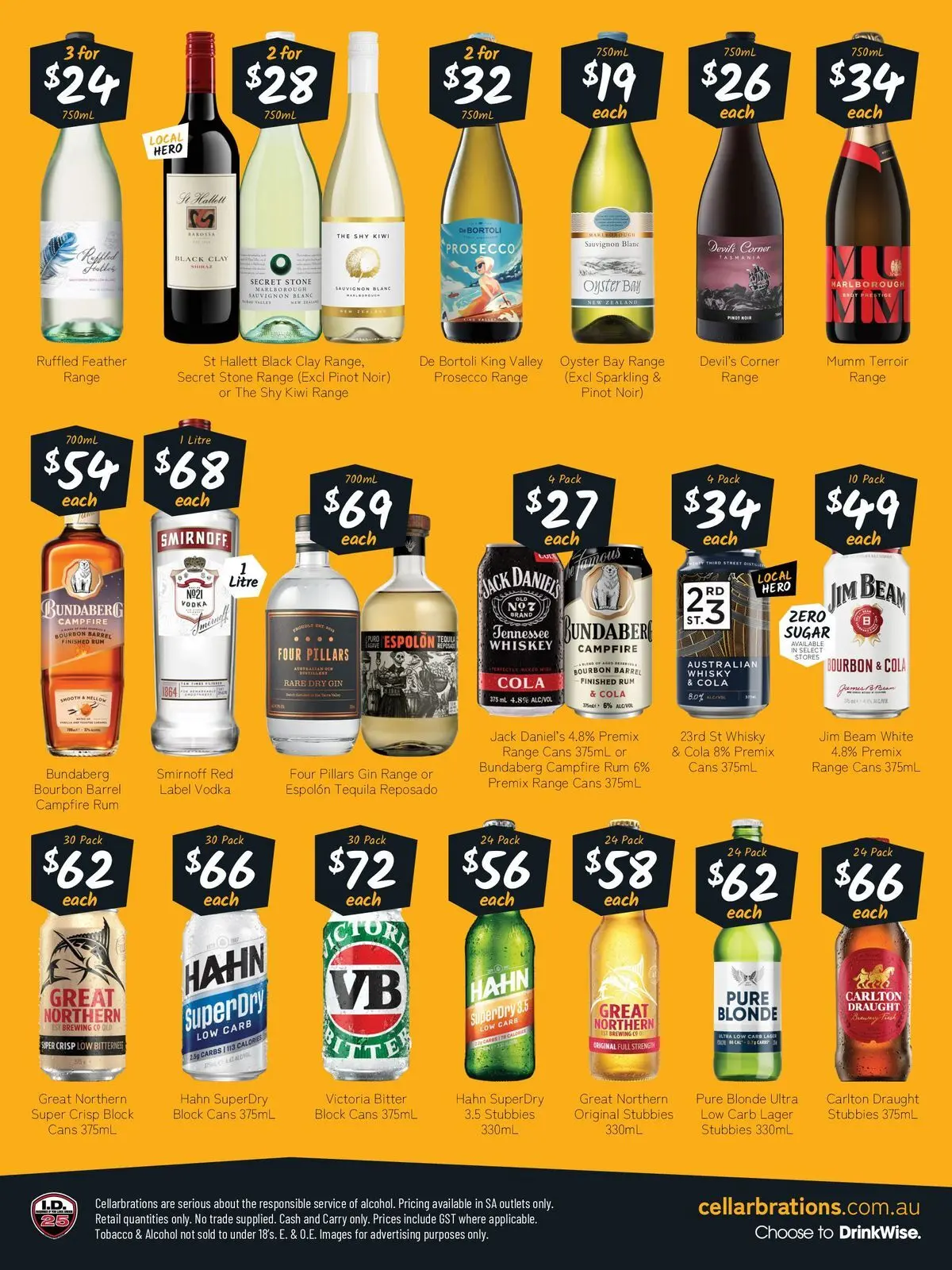 Cellarbrations - Good Shout! 27/07 - 27/07/2026 > weekly / monthly specials | Page: 2 | Products: Vodka, Whiskey, Sugar, Clay