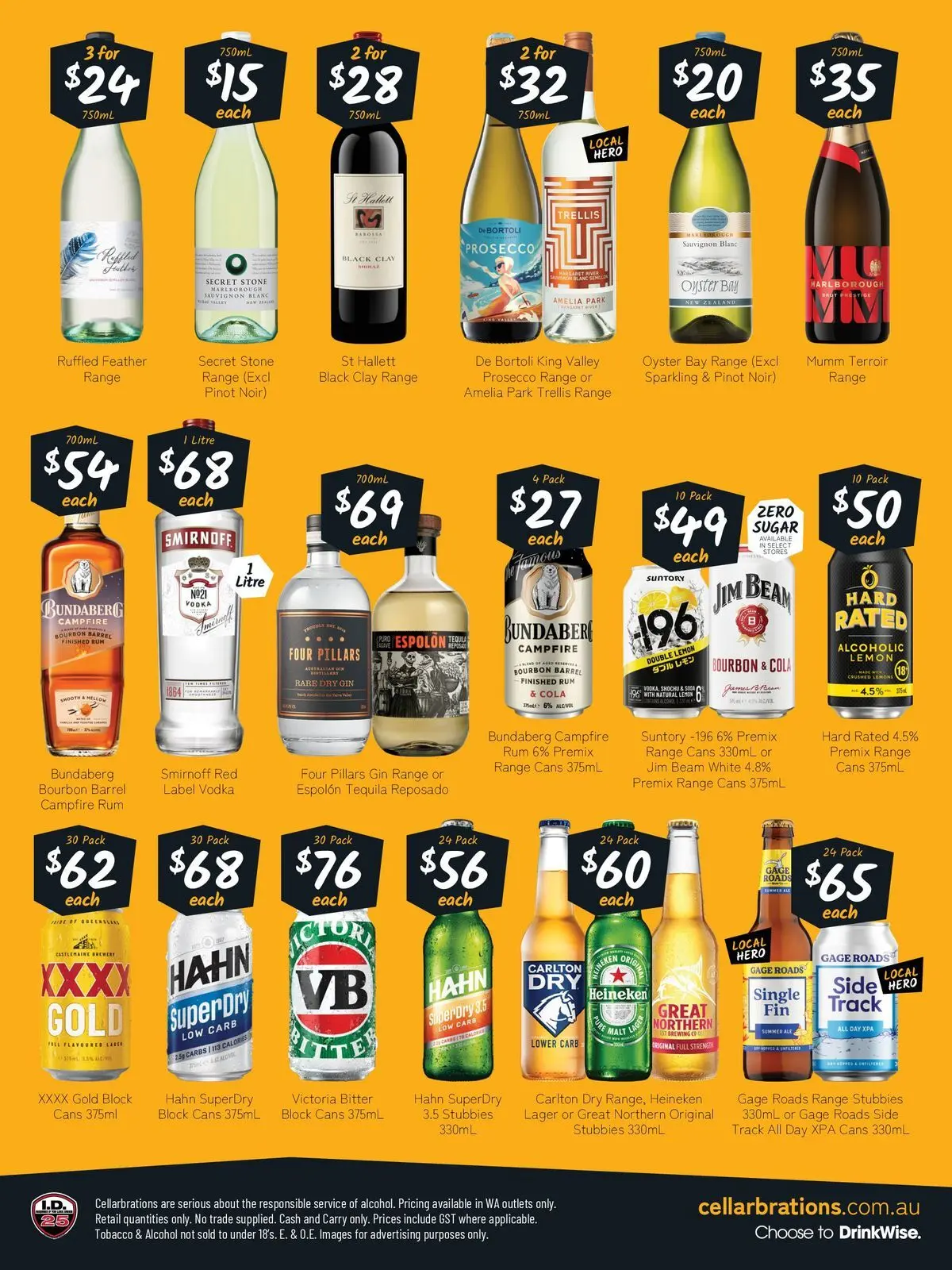 Cellarbrations - Good Shout! 27/07 - 27/07/2026 > weekly / monthly specials | Page: 2 | Products: Gin, Vodka, Sugar, Clay
