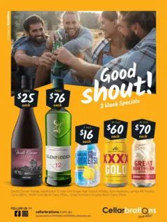 Preview of Cellarbrations - Good Shout! 27/07 - valid from 27/07/2026