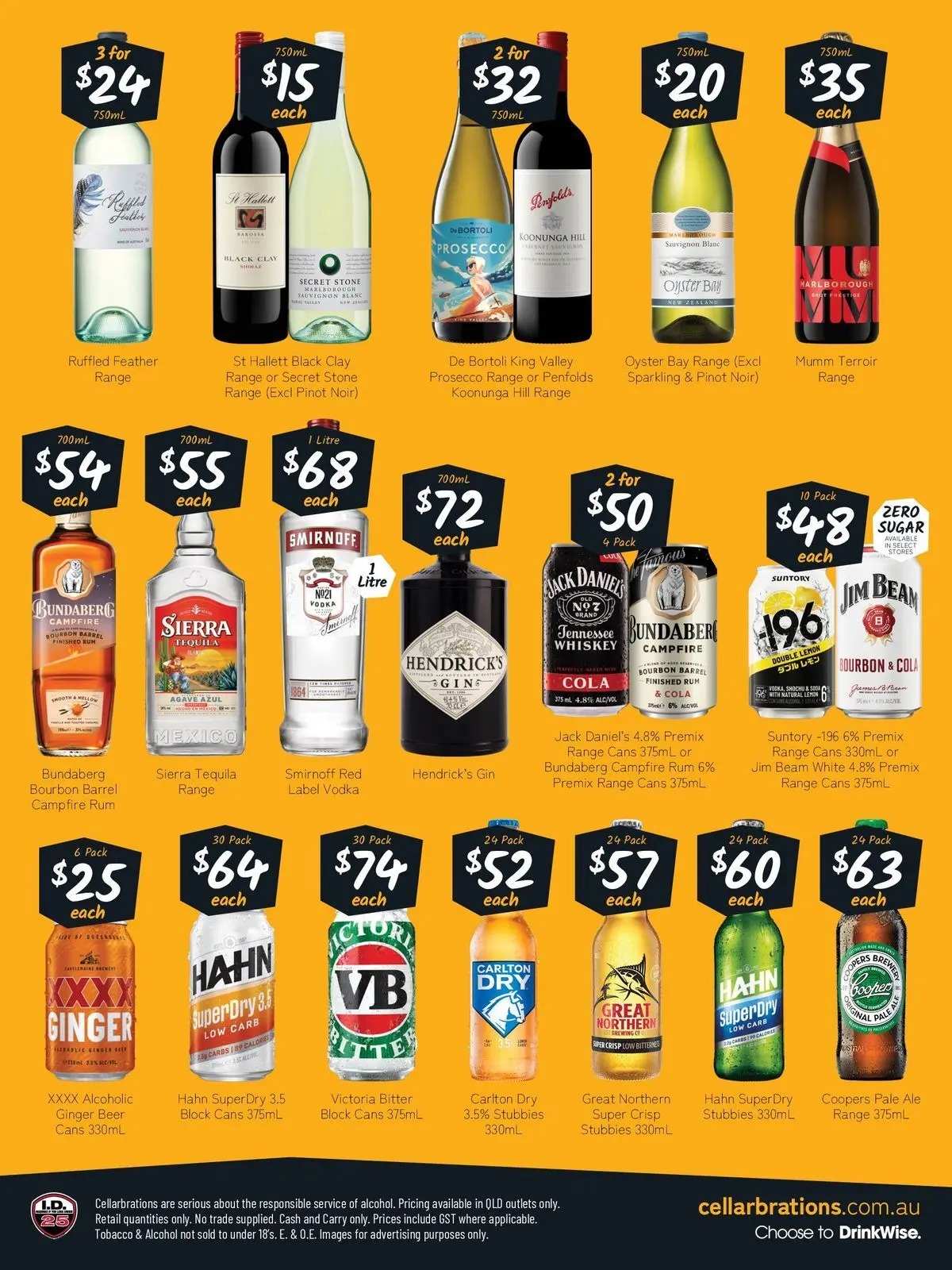 Cellarbrations - Good Shout! 27/07 - 27/07/2026 > weekly / monthly specials | Page: 2 | Products: Gin, Vodka, Whiskey, Rum