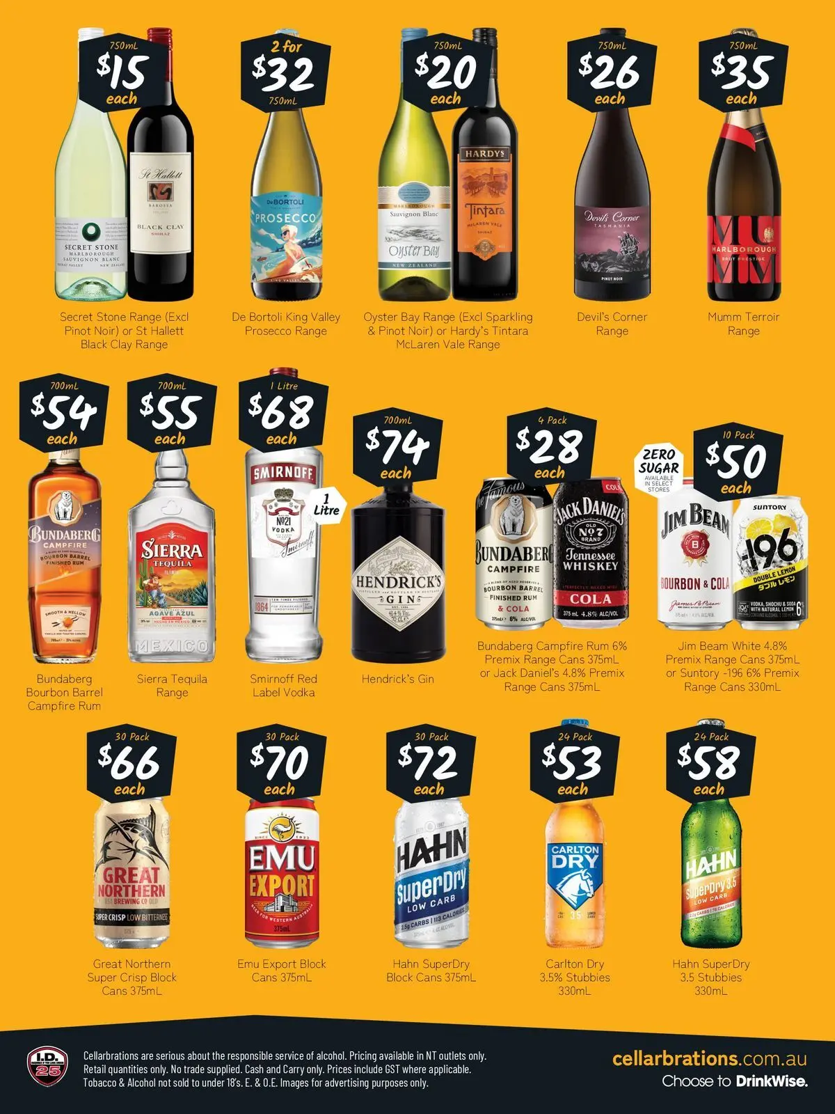 Cellarbrations - Good Shout! 27/07 - 27/07/2026 > weekly / monthly specials | Page: 2 | Products: Vodka, Whiskey, Sugar, Clay