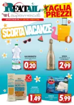 Reatail Supermercati Taglia prezzi - al 04.08.2026