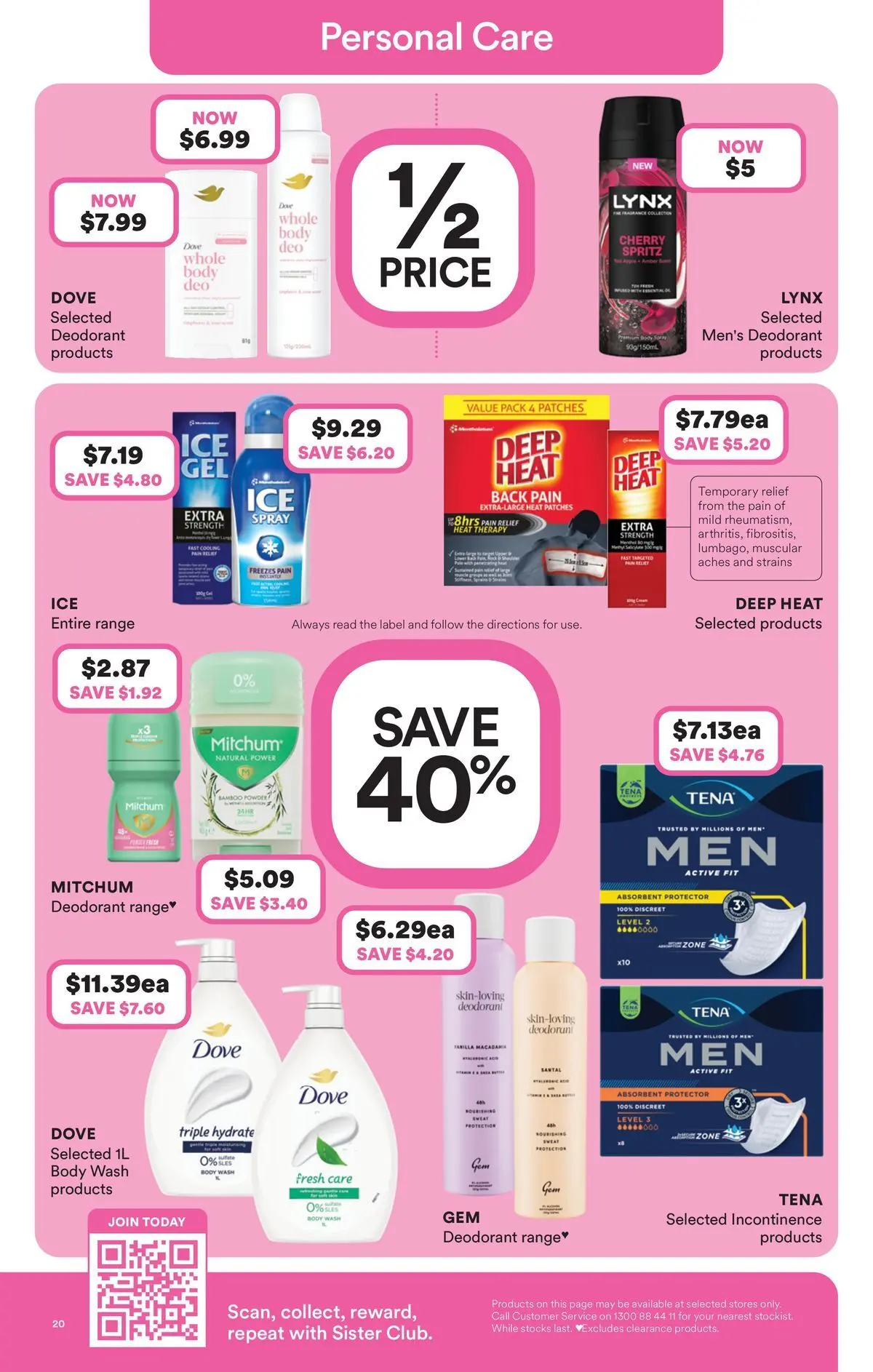 Priceline Pharmacy catalogue Bairnsdale - 30/07/2026 > weekly / monthly specials | Page: 20