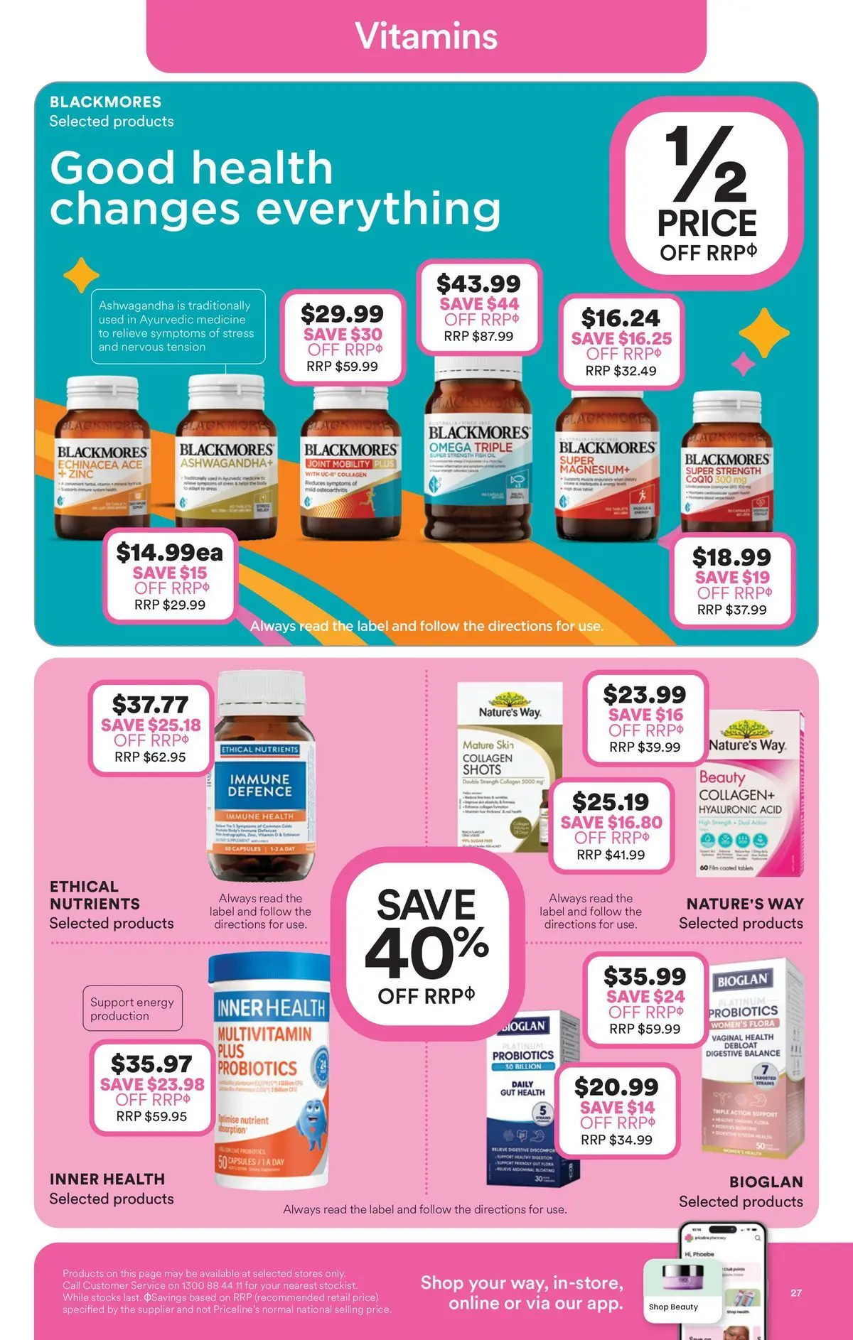 Priceline Pharmacy catalogue Bairnsdale - 30/07/2026 > weekly / monthly specials | Page: 27