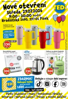 Náhled letáku TEDi leták - Písek od 29.07.2026