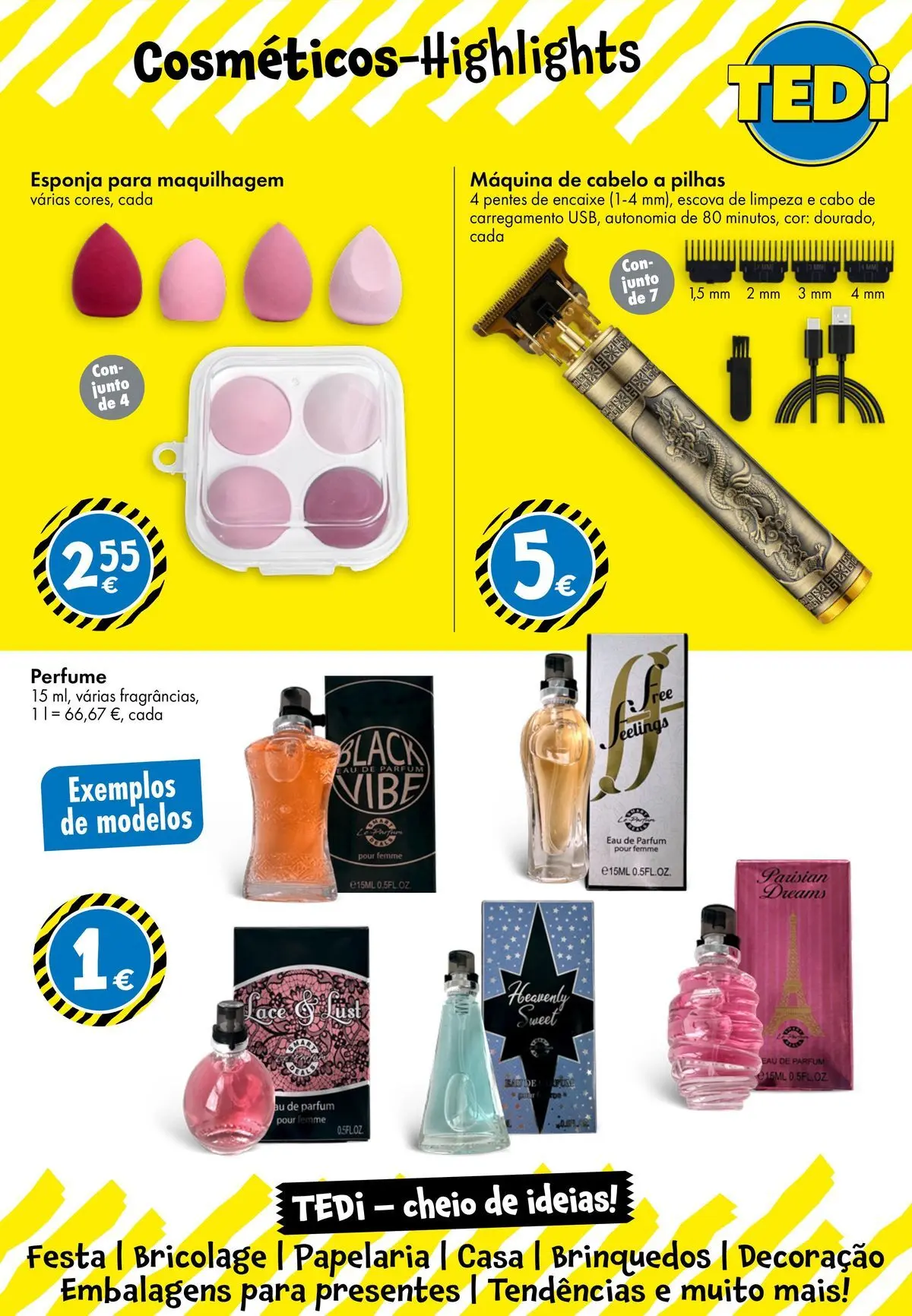 TEDi - Folheto de TEDi até 02.08.2026 » de 26/07/2026 - 02/08/2026 | Página: 12 | Produtos: Escova de limpeza, Perfume, Maquilhagem, Pilhas