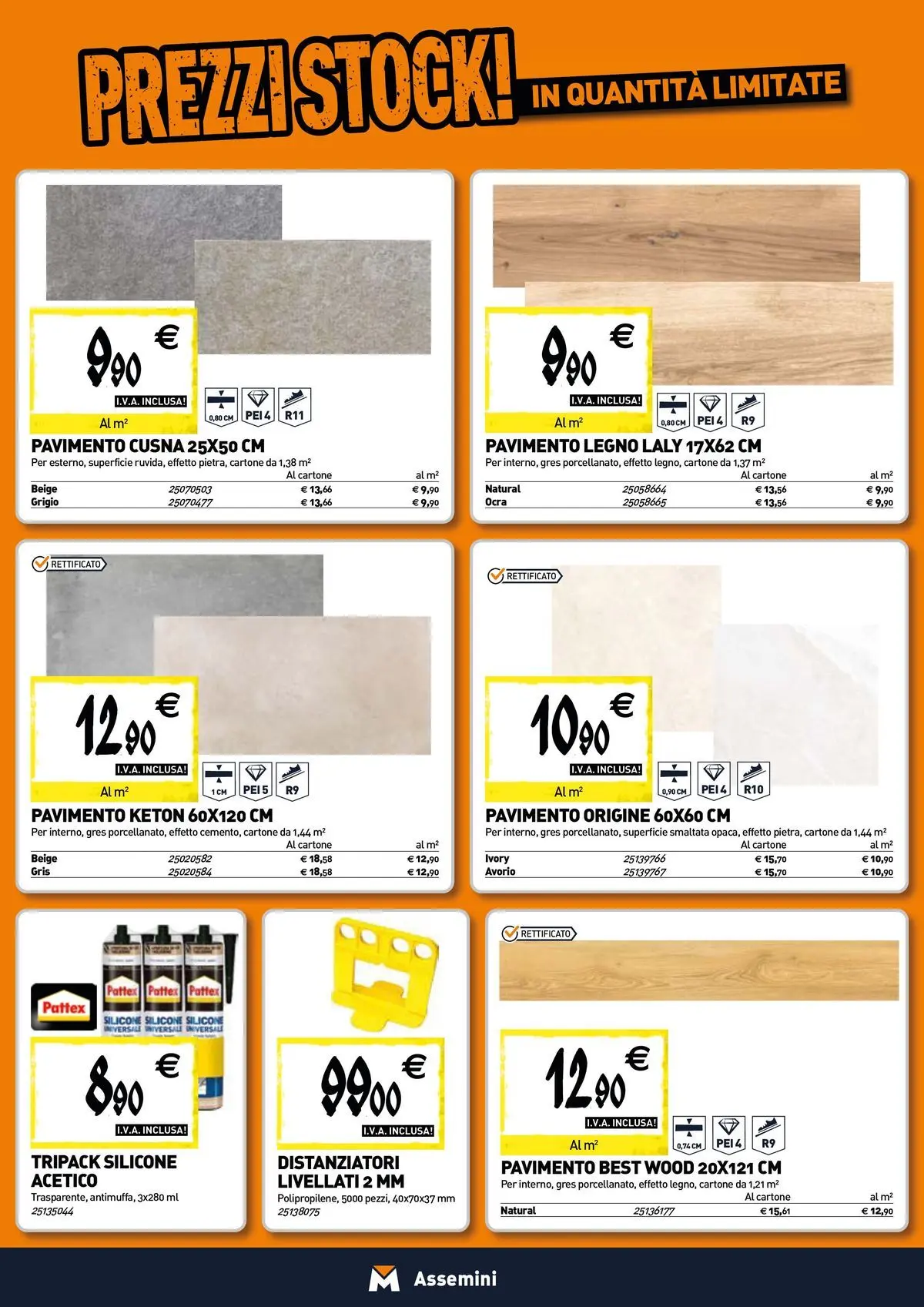 Nuovo TECNOMAT - Straordinari prezzi stock! dal 30/07/2026 > offerte anteprima 🛍️ | Pagina: 13 | Prodotti: Pavimento, Silicone