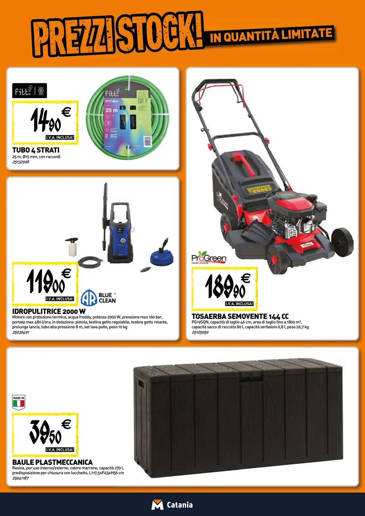 Nuovo TECNOMAT - Straordinari prezzi stock! dal 30/07/2026 > offerte anteprima 🛍️ | Pagina: 19 | Prodotti: Acqua, Tubo, Idropulitrice, Baule