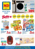 MD Discount Tutto a 1,00 1,50 2,00 2,50 3,00&euro; - al 09.08.2026