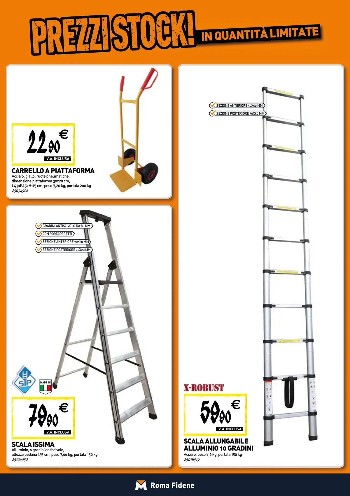 Nuovo TECNOMAT - Straordinari prezzi stock! dal 30/07/2026 > offerte anteprima 🛍️ | Pagina: 15 | Prodotti: Carrello, Scala, Alluminio