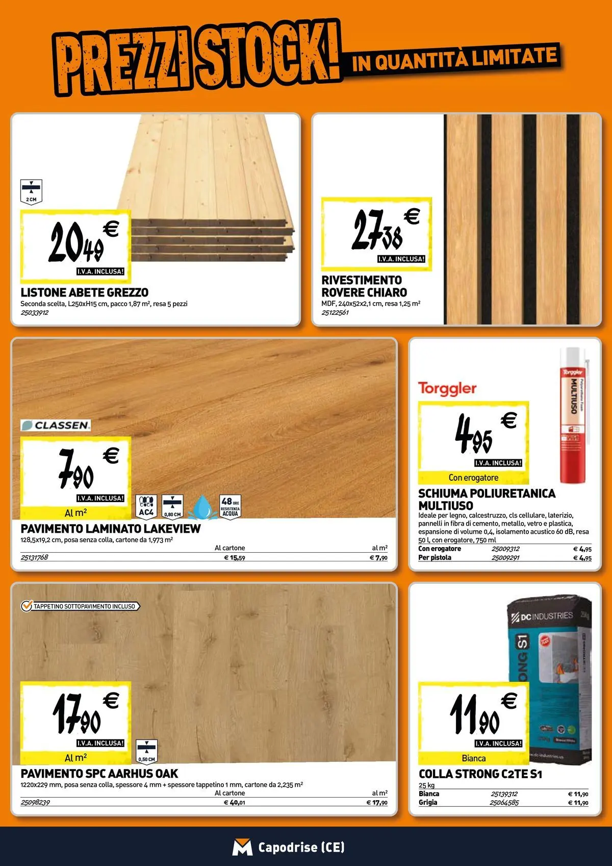 Nuovo TECNOMAT - Straordinari prezzi stock! dal 30/07/2026 > offerte anteprima 🛍️ | Pagina: 11 | Prodotti: Pavimento, Acqua, Colla
