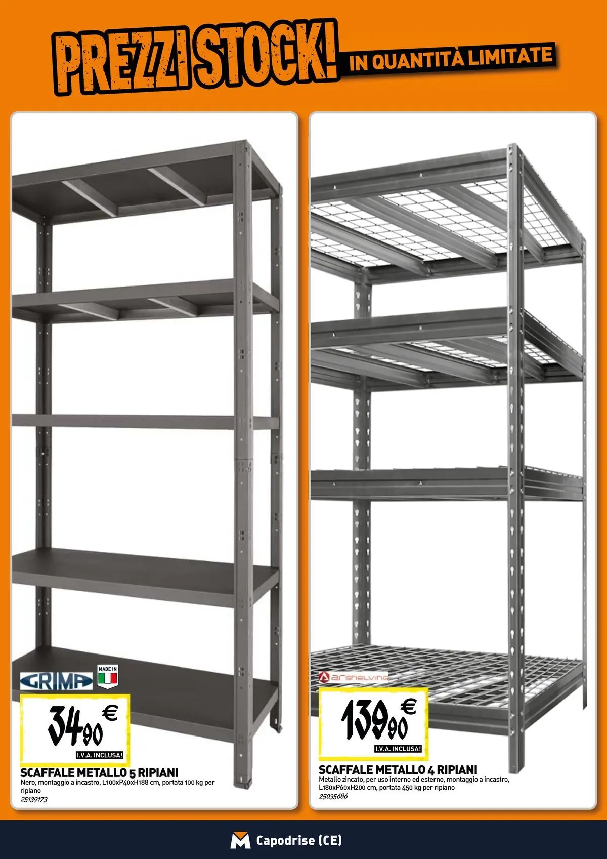 Nuovo TECNOMAT - Straordinari prezzi stock! dal 30/07/2026 > offerte anteprima 🛍️ | Pagina: 16 | Prodotti: Ripiano, Scaffale
