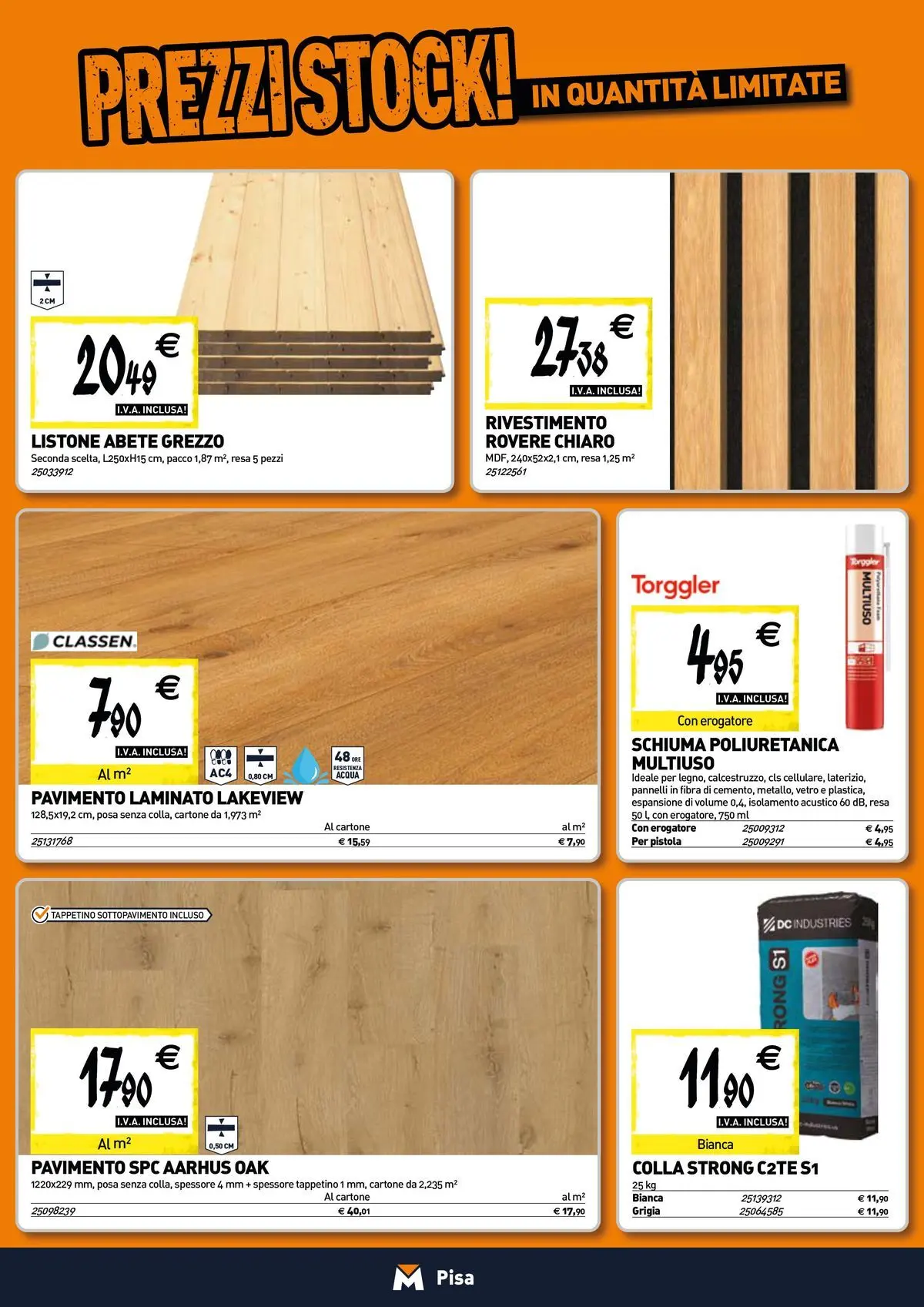 Nuovo TECNOMAT - Straordinari prezzi stock! dal 30/07/2026 > offerte anteprima 🛍️ | Pagina: 12 | Prodotti: Pavimento, Acqua, Colla