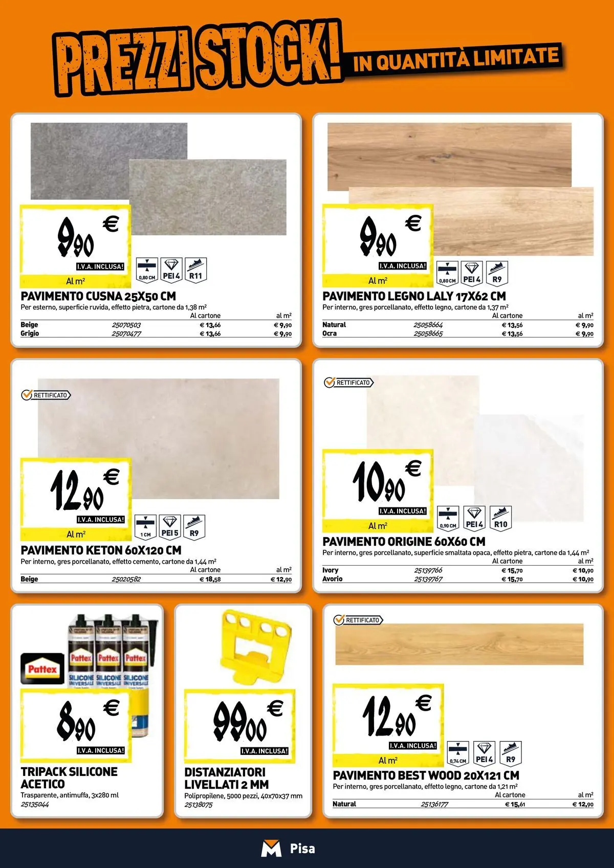 Nuovo TECNOMAT - Straordinari prezzi stock! dal 30/07/2026 > offerte anteprima 🛍️ | Pagina: 13 | Prodotti: Pavimento, Silicone