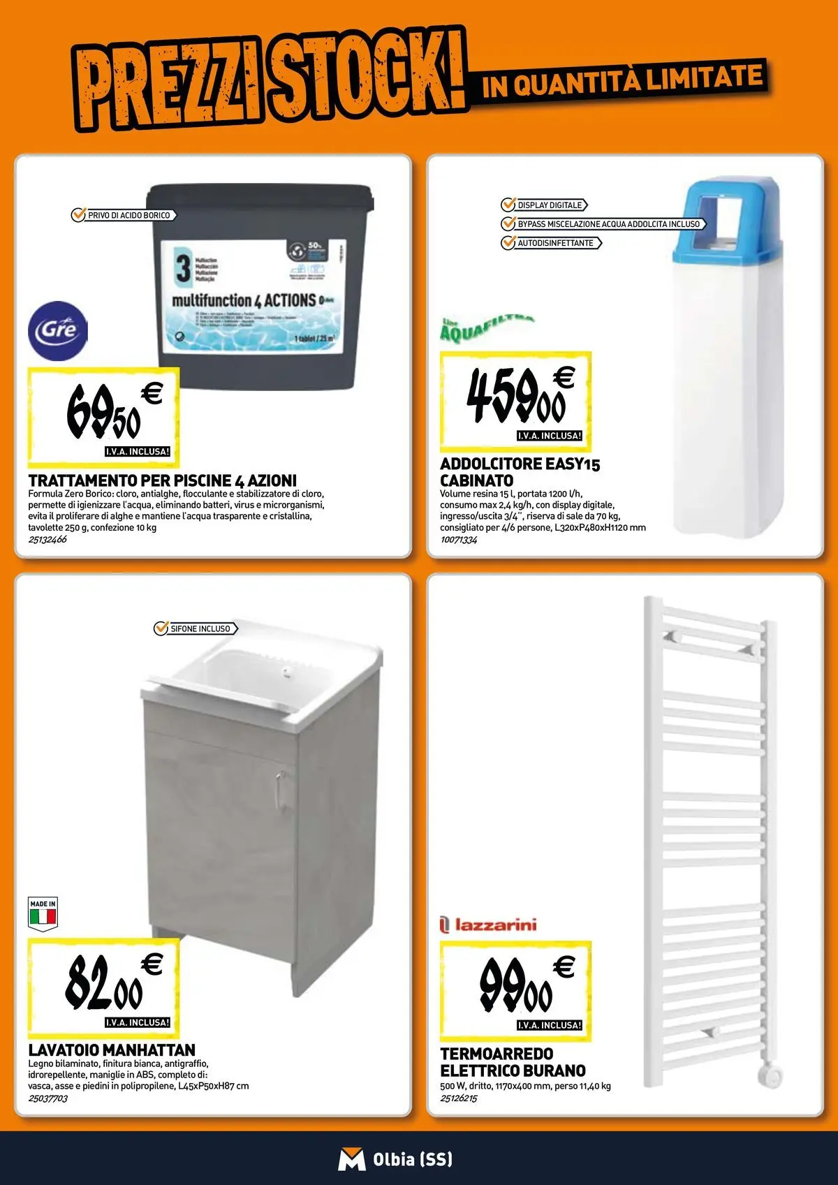 Nuovo TECNOMAT - Straordinari prezzi stock! dal 30/07/2026 > offerte anteprima 🛍️ | Pagina: 6 | Prodotti: Acqua, Sale