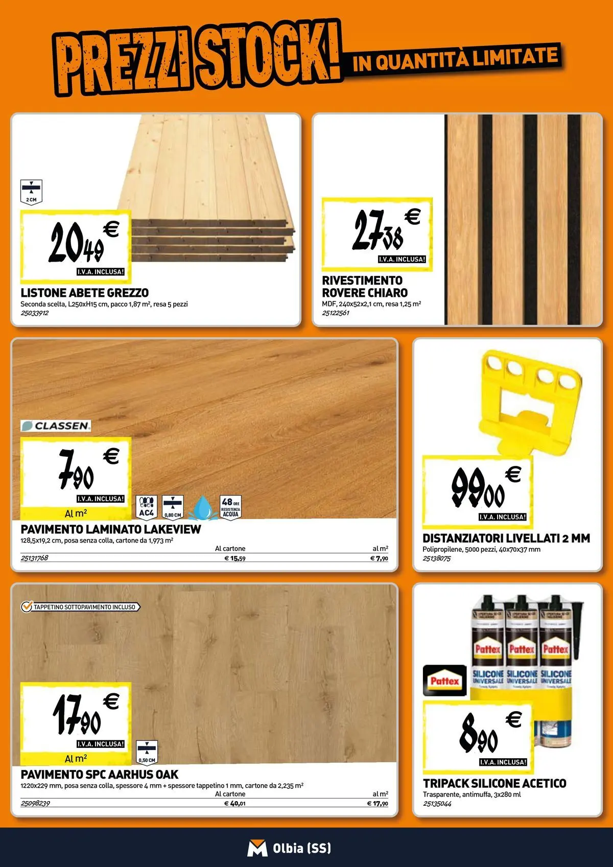 Nuovo TECNOMAT - Straordinari prezzi stock! dal 30/07/2026 > offerte anteprima 🛍️ | Pagina: 11 | Prodotti: Pavimento, Acqua, Silicone