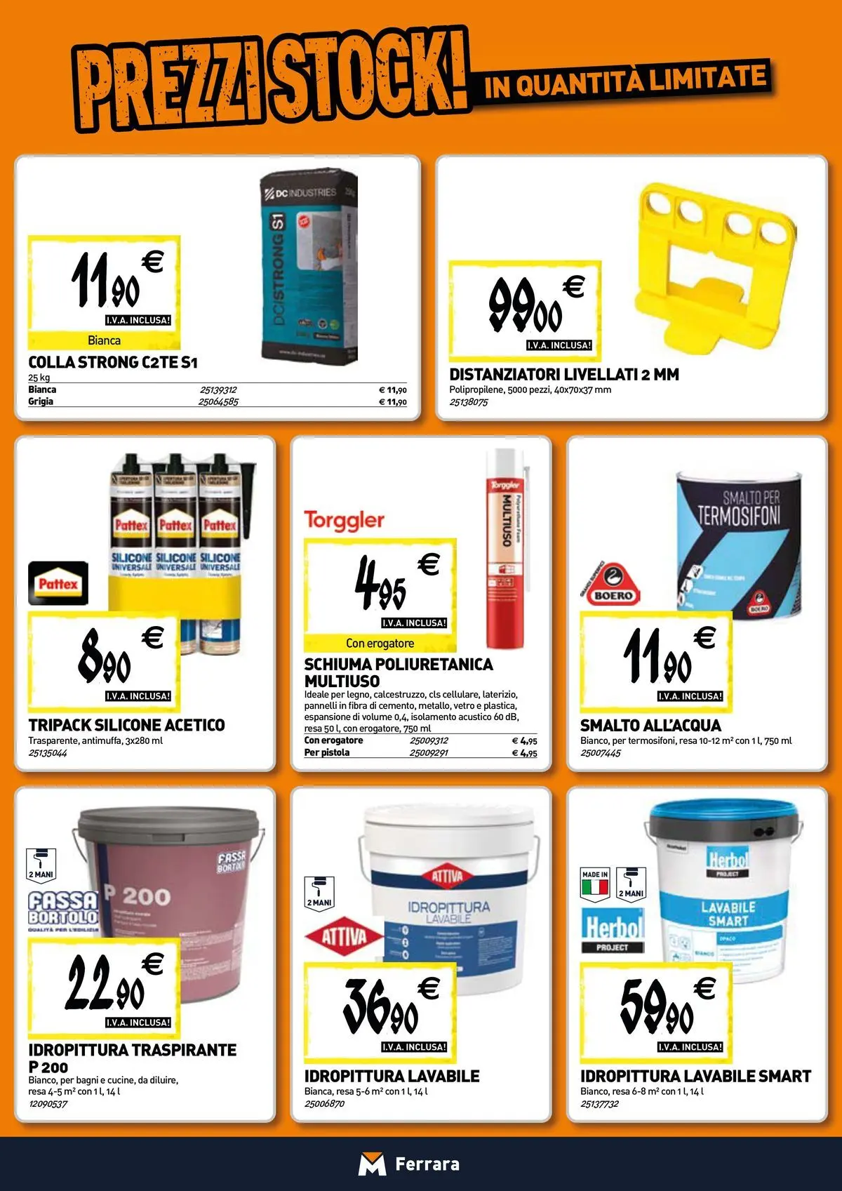 Nuovo TECNOMAT - Straordinari prezzi stock! dal 30/07/2026 > offerte anteprima 🛍️ | Pagina: 12 | Prodotti: Colla, Silicone